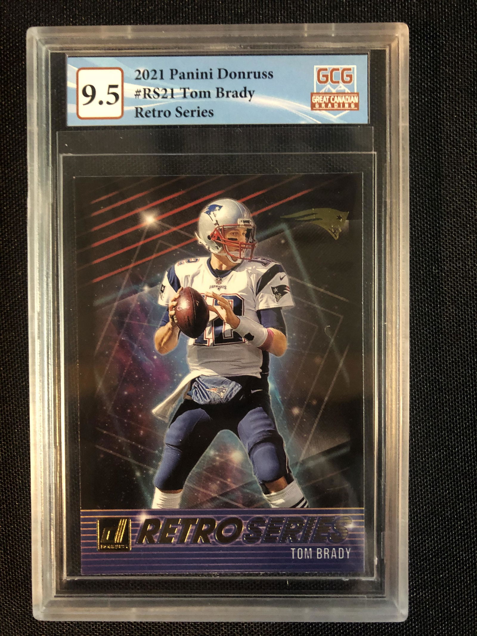 2021 PANINI DONRUSS NO. RS21 TOM BRADY (GCG 9.5) (1 of 2)