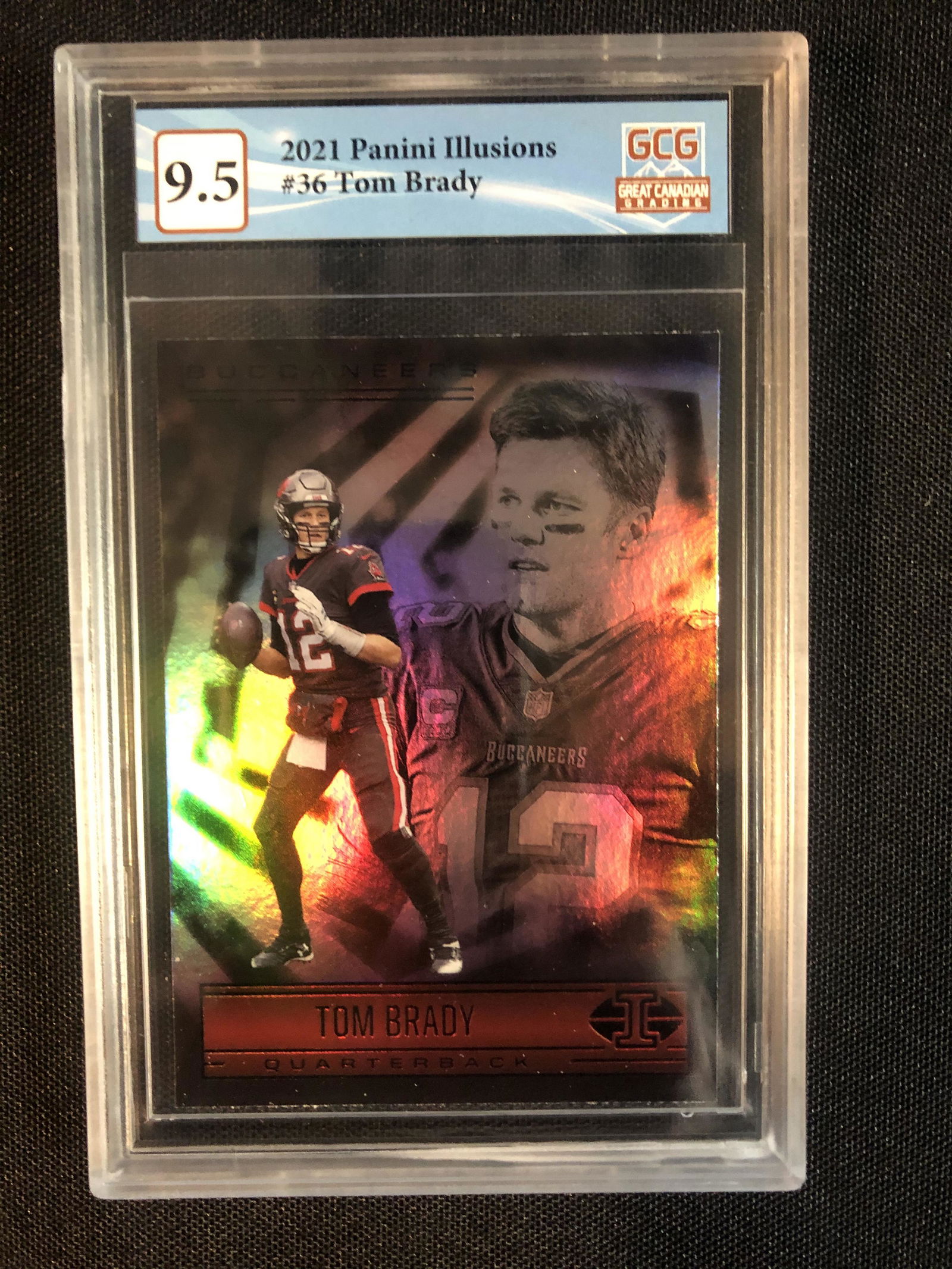2021 PANINI ILLUSIONS NO. 36 TOM BRADY (GCG 9.5) (1 of 2)