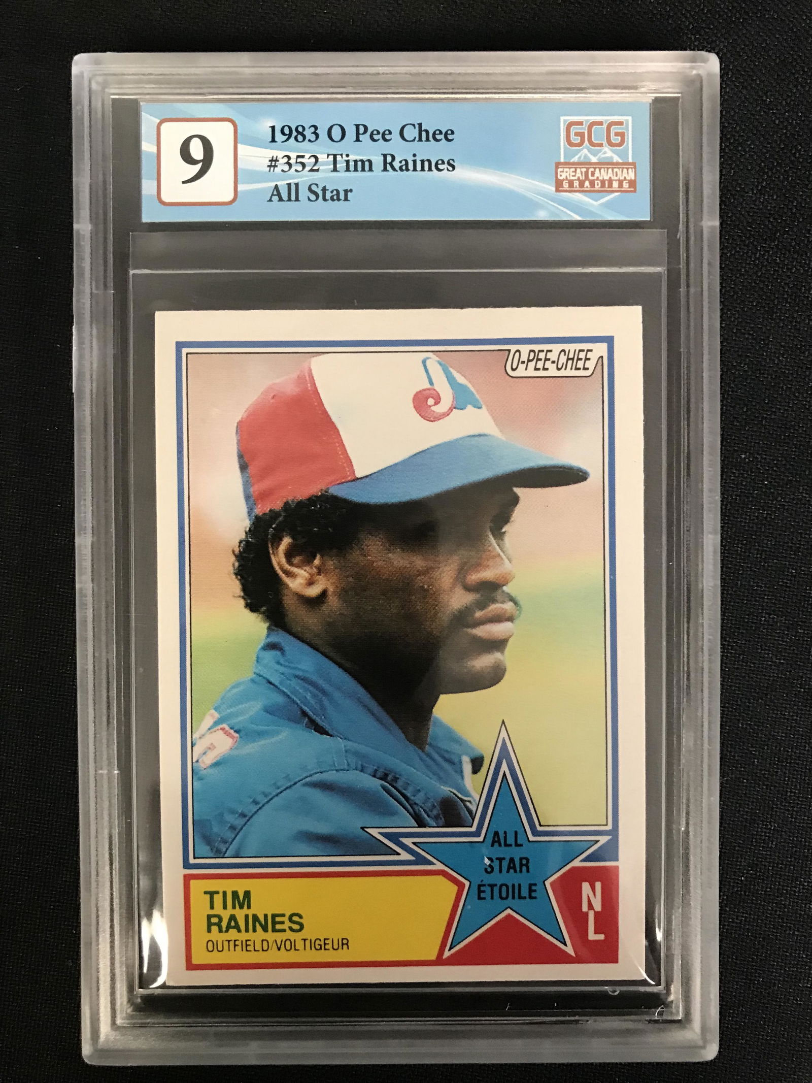 1983 O-PEE-CHEE NO. 352 TIM RAINES (GCG 9) (1 of 2)