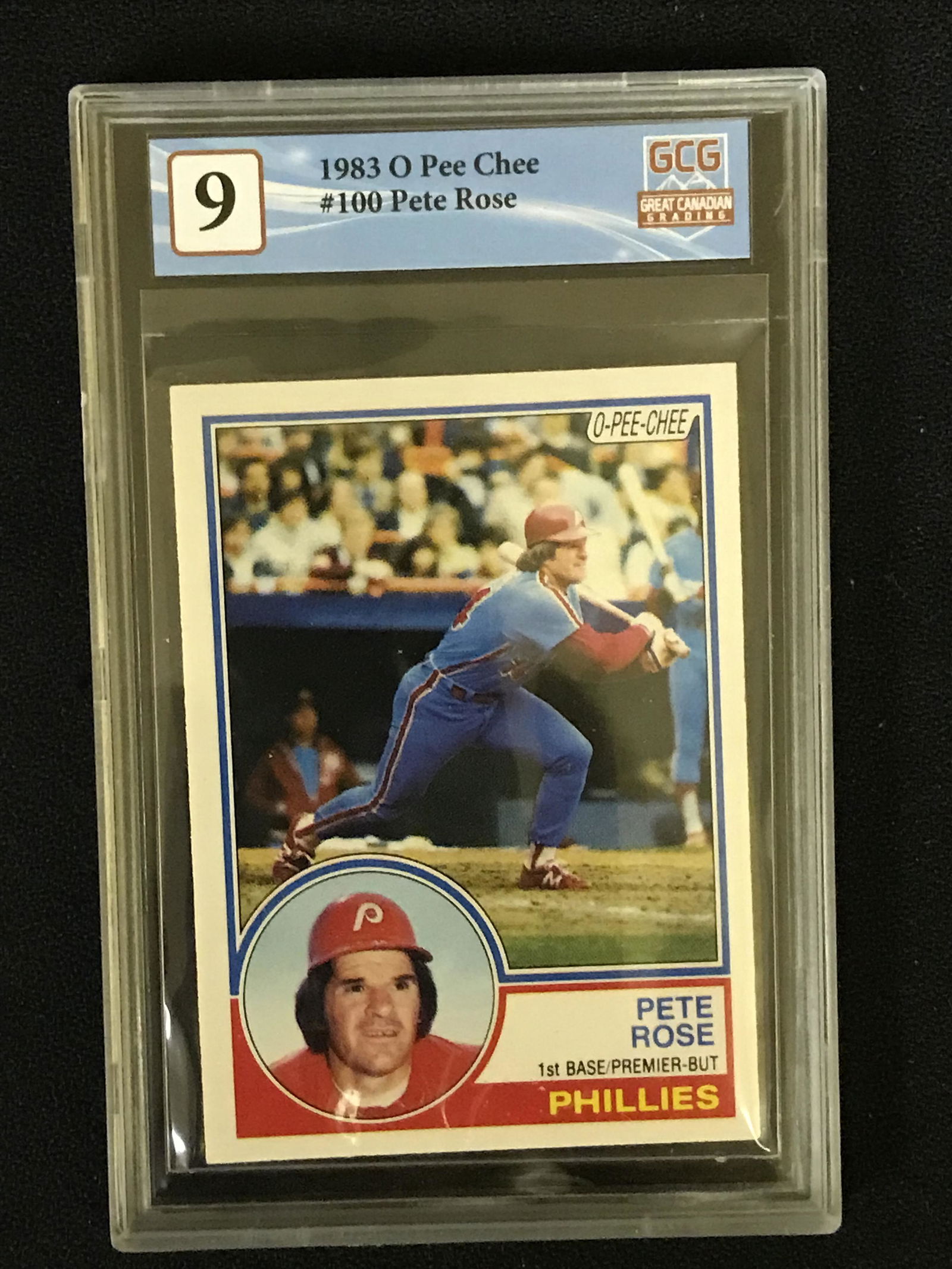 1983 O-PEE-CHEE NO. 100 PETE ROSE (GCG 9) (1 of 2)