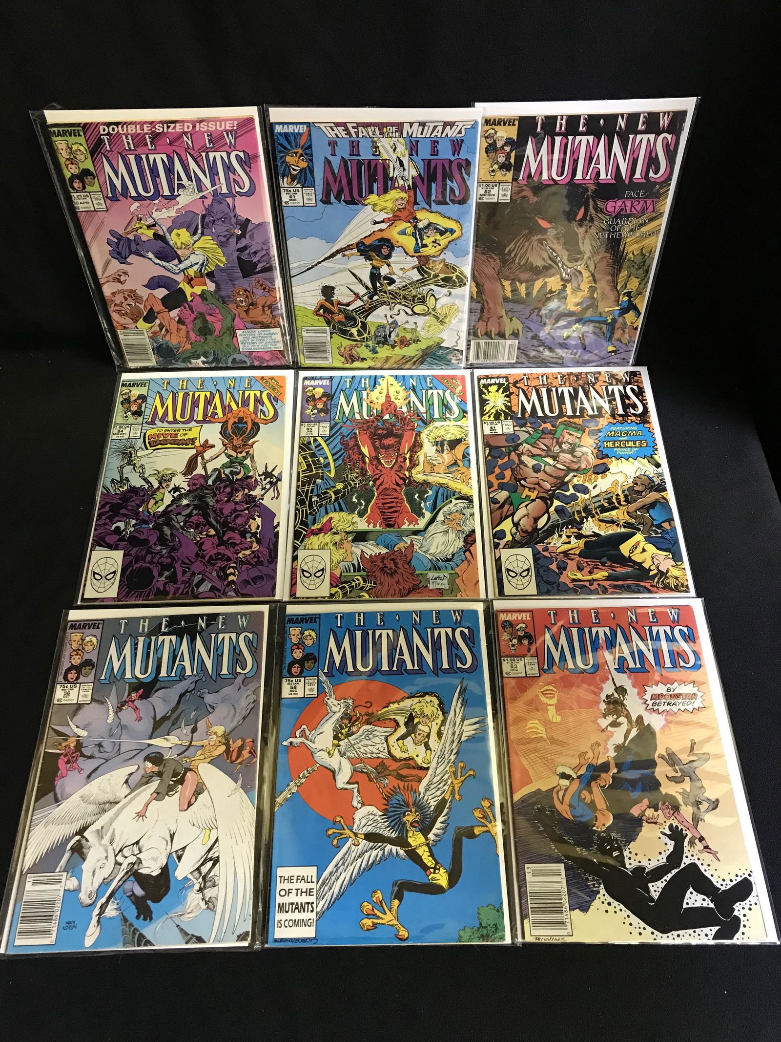 MARVEL COMICS THE NEW MUTANTS COMIC BOOK LOT (1 of 1)