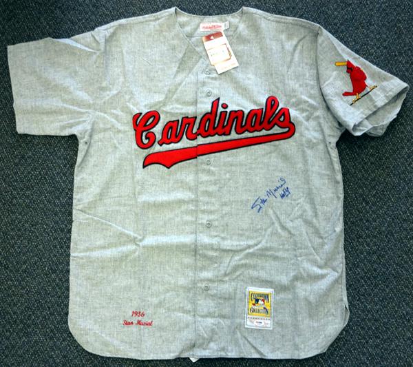 STAN MUSIAL SIGNED ST LOUIS CARDINALS COOPERSTOWN COLLECTION JERSEY (JSA COA) (1 of 5)