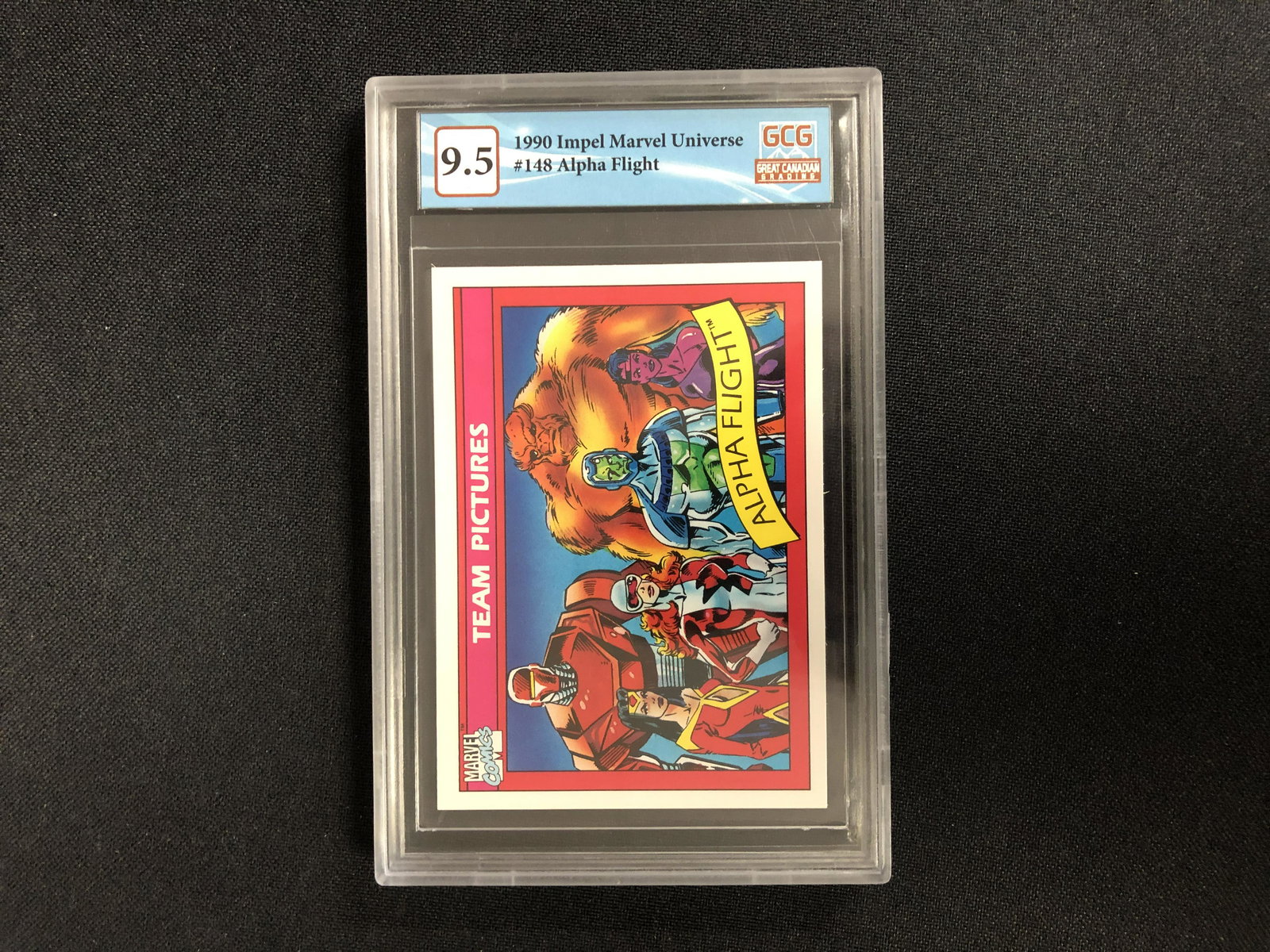 1990 IMPEL MARVEL UNIVERSE NO. 148 ALPHA FLIGHT (GCG 9.5) (1 of 2)