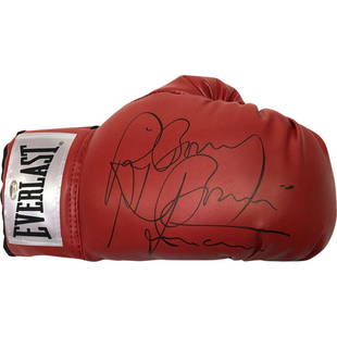 RAY "BOOM BOOM" MANCINI SIGNED BOXING GLOVE (PSA COA): RAY "BOOM BOOM" MANCINI SIGNED BOXING GLOVE (PSA COA)