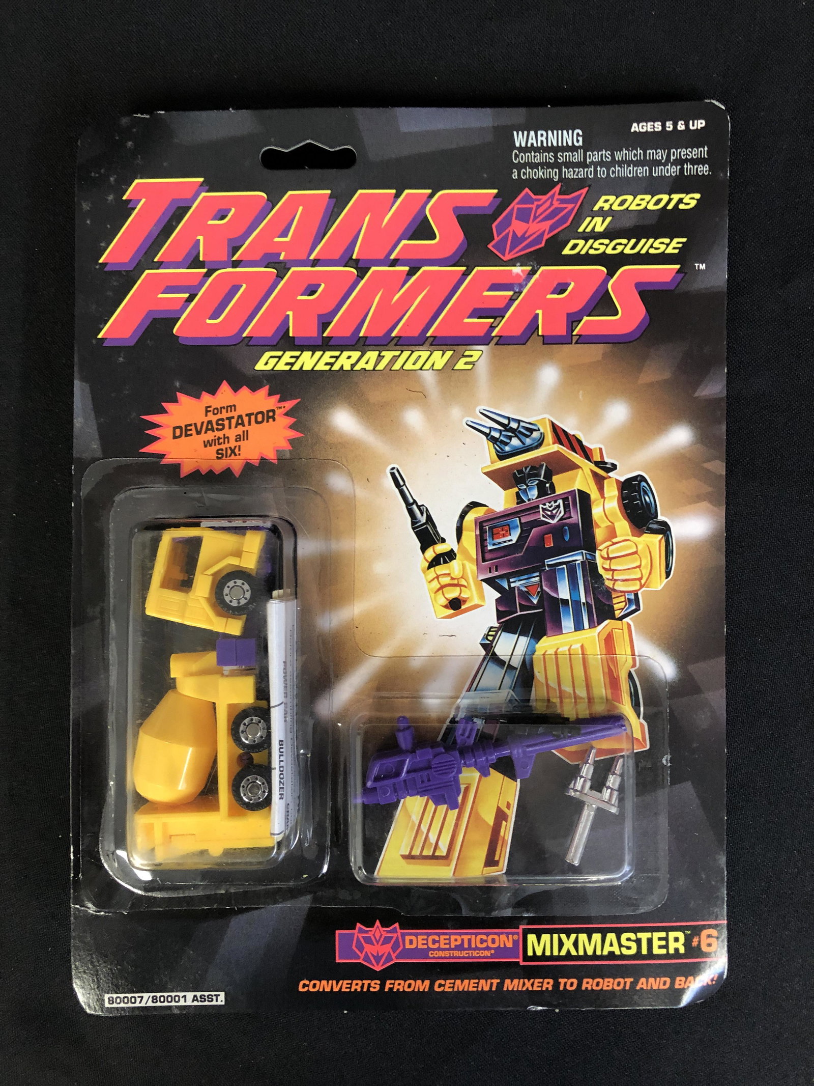 ORIGINAL ON CARD TRANSFORMERS MIX MASTER ACTION FIGURE (1 of 1)