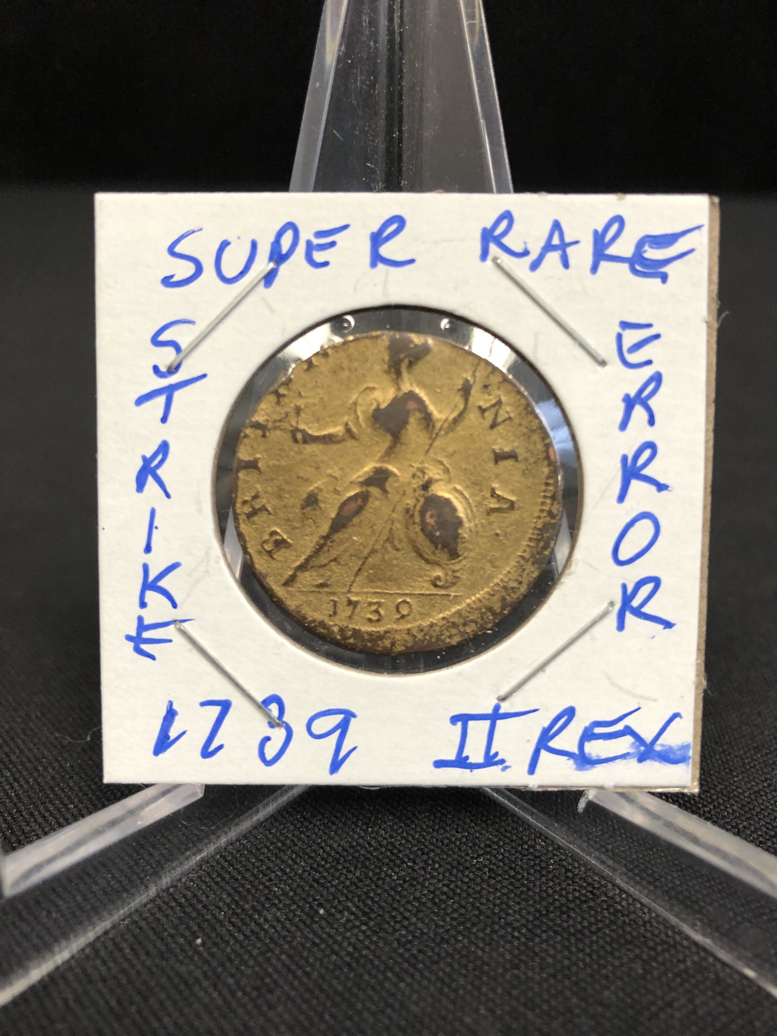 RARE ERROR STRIKE 1739 REX II (1 of 1)