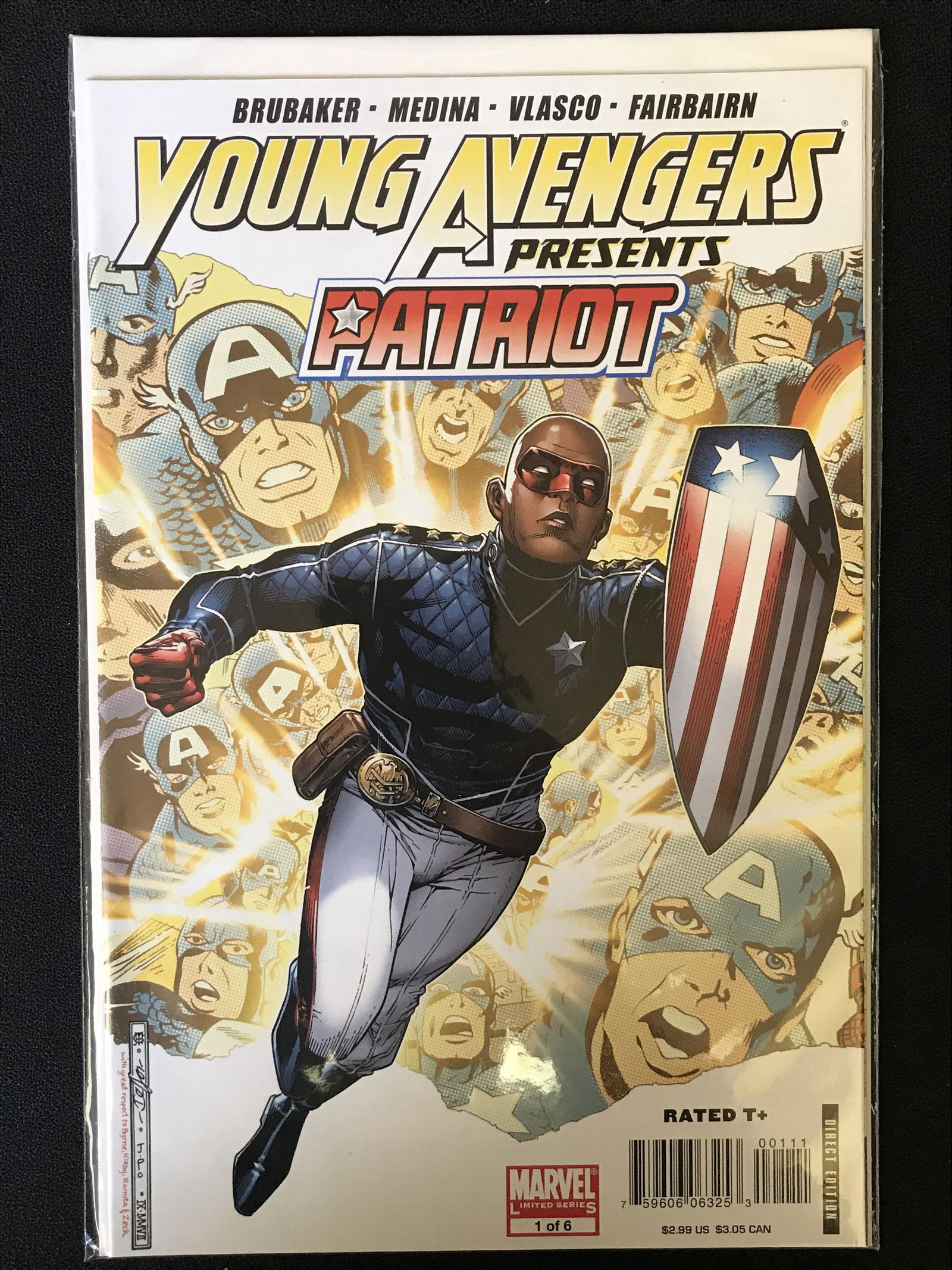 YOUNG AVENGERS PRESENTS: PATRIOT NO. 1 (MARVEL COMICS) (1 of 1)