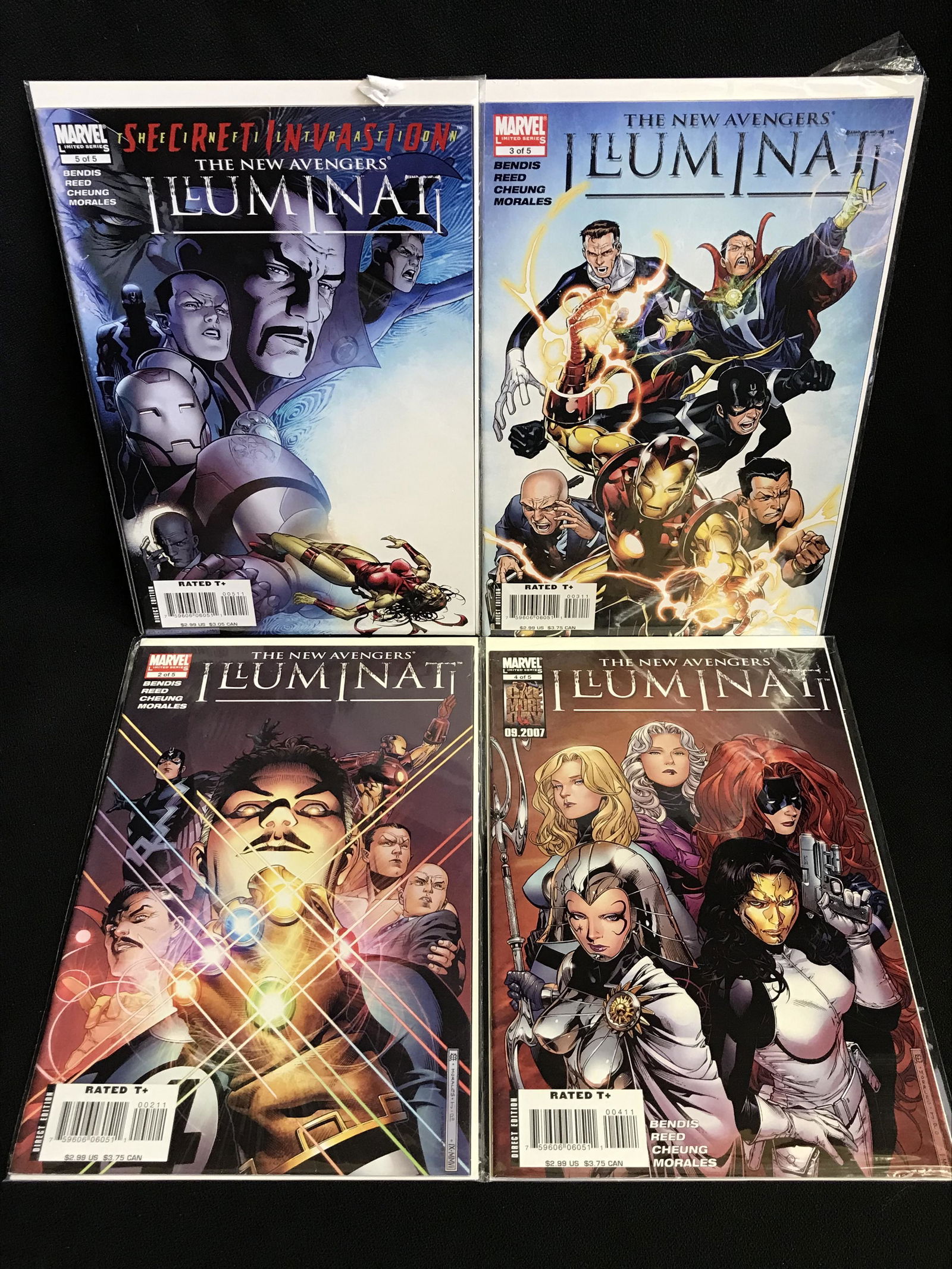 THE NEW AVENGERS: ILLUMINATI NO. 2-5 (MARVEL COMICS) (1 of 1)