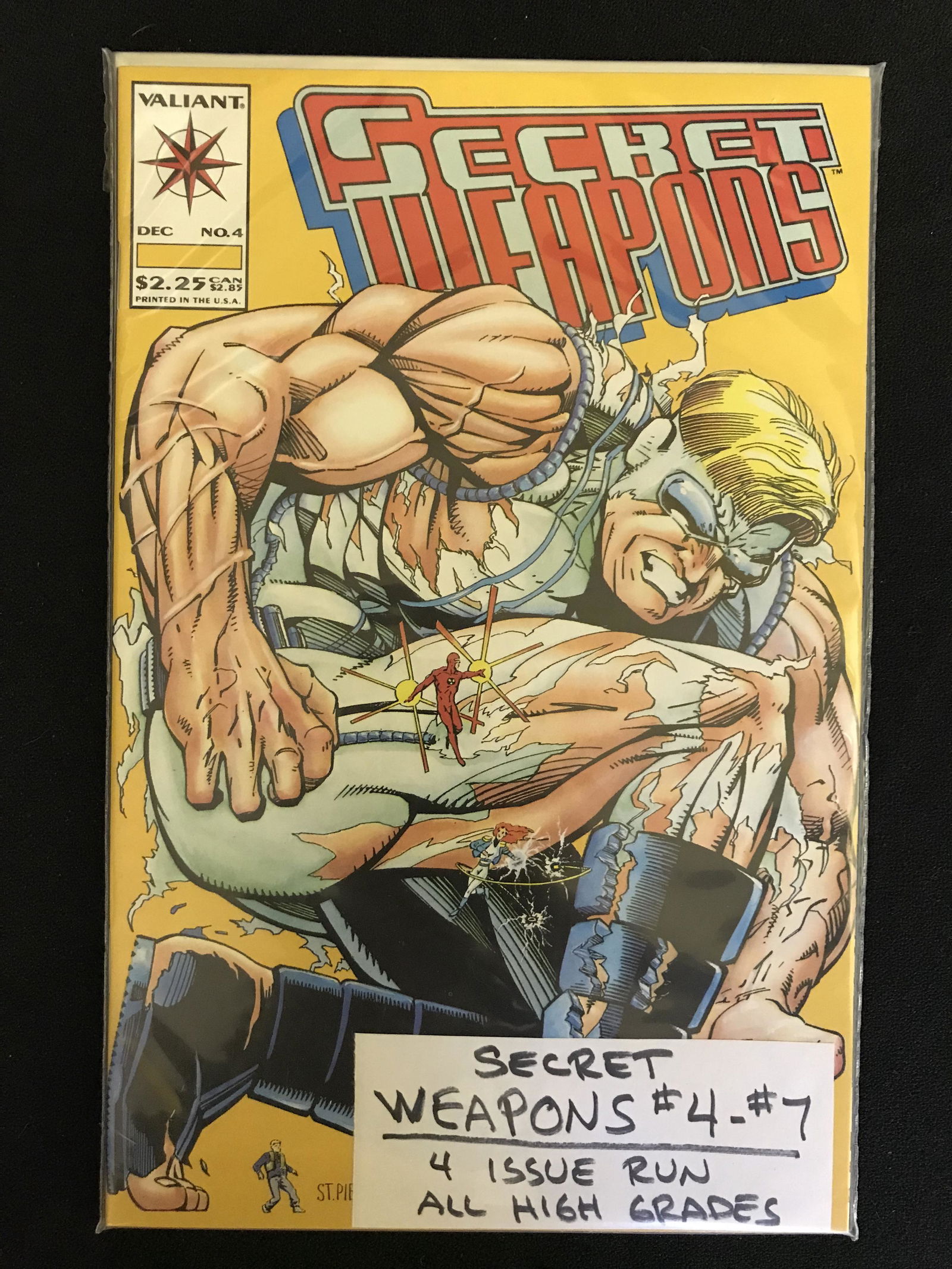 SECRET WEAPONS NO. 4-7 4 ISSUE RUN (VALIANT COMICS) (1 of 1)