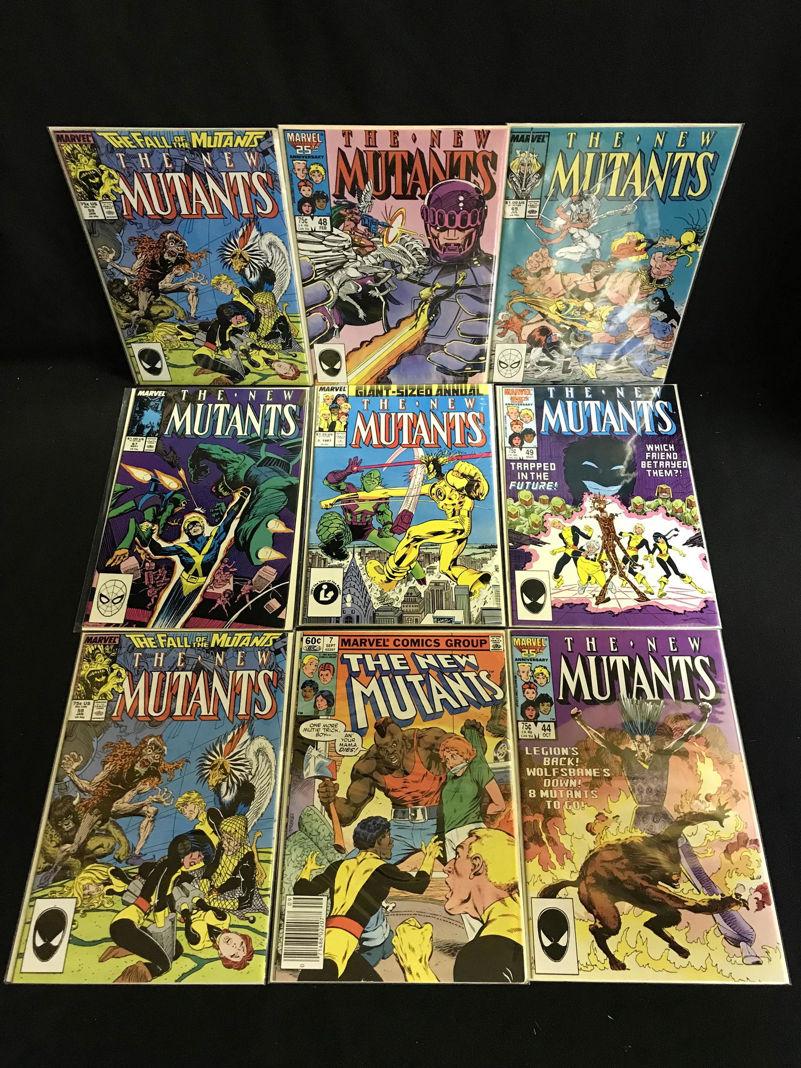 THE NEW MUTANTS ASSORTED COMIC BOOK LOT (1 of 1)