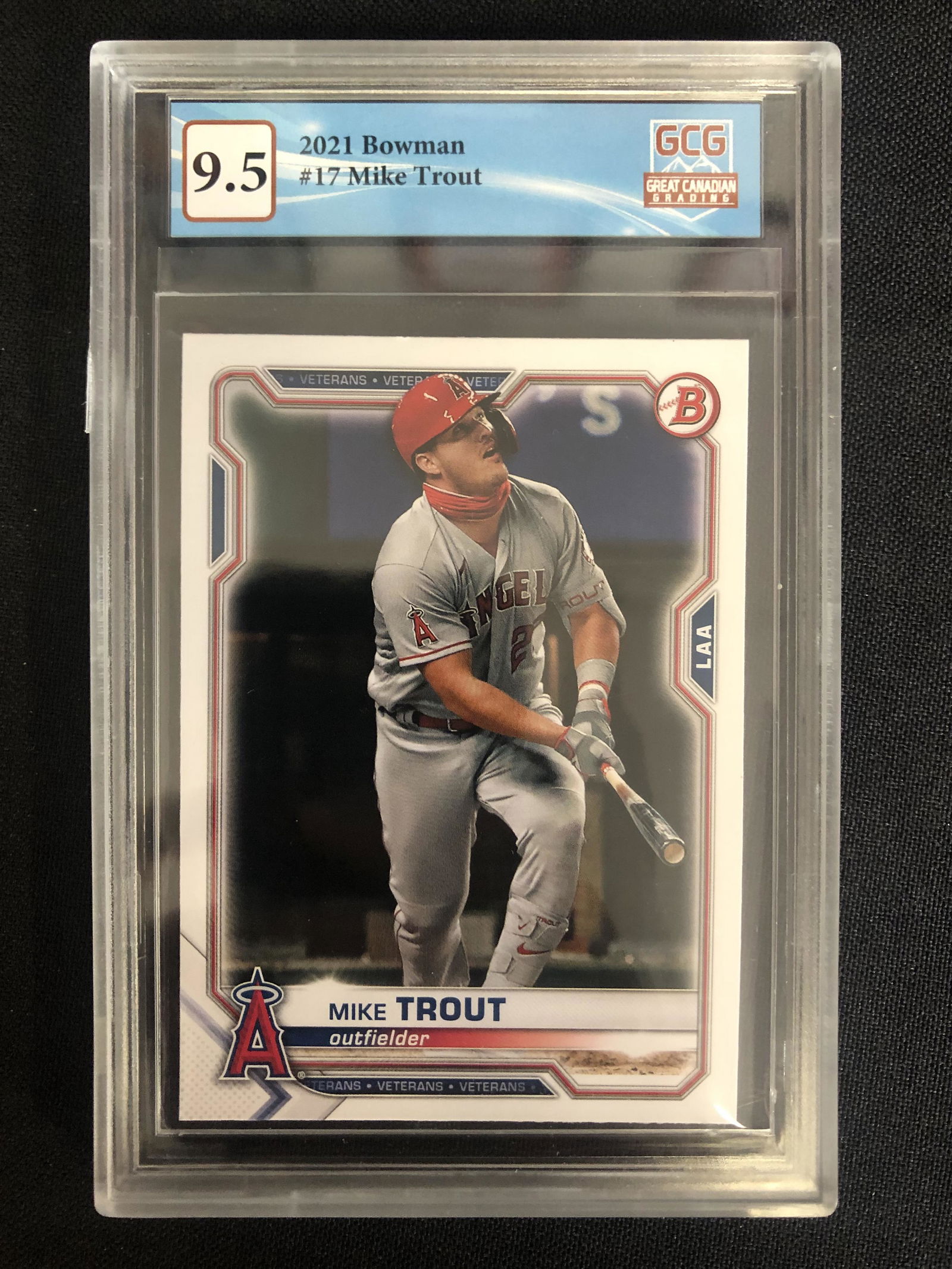 2021 BOWMAN NO. 17 MIKE TROUT(GCG 9.5) (1 of 2)