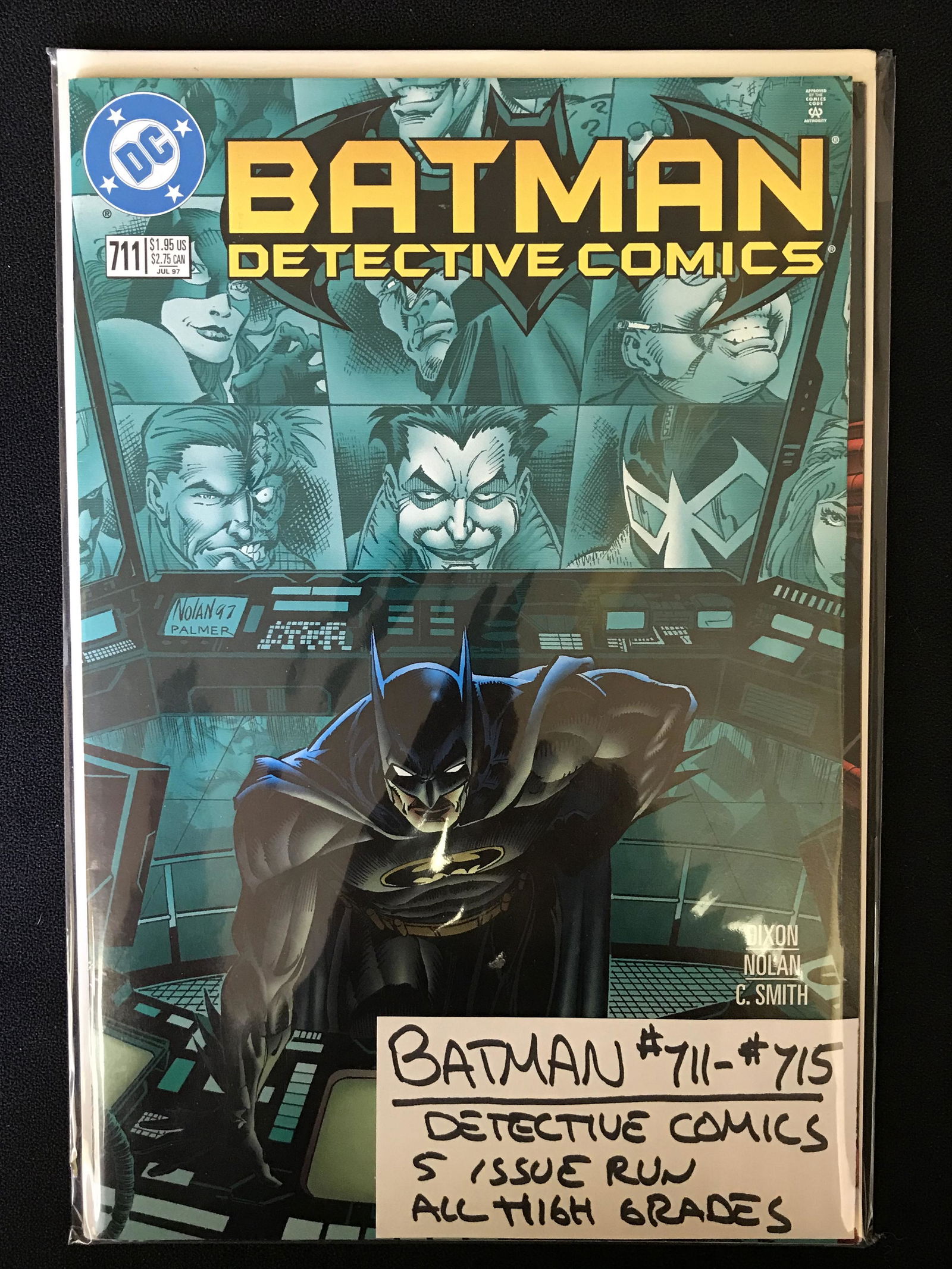 BATMAN NO. 711-715 5 ISSUE RUN (DC COMICS) (1 of 1)