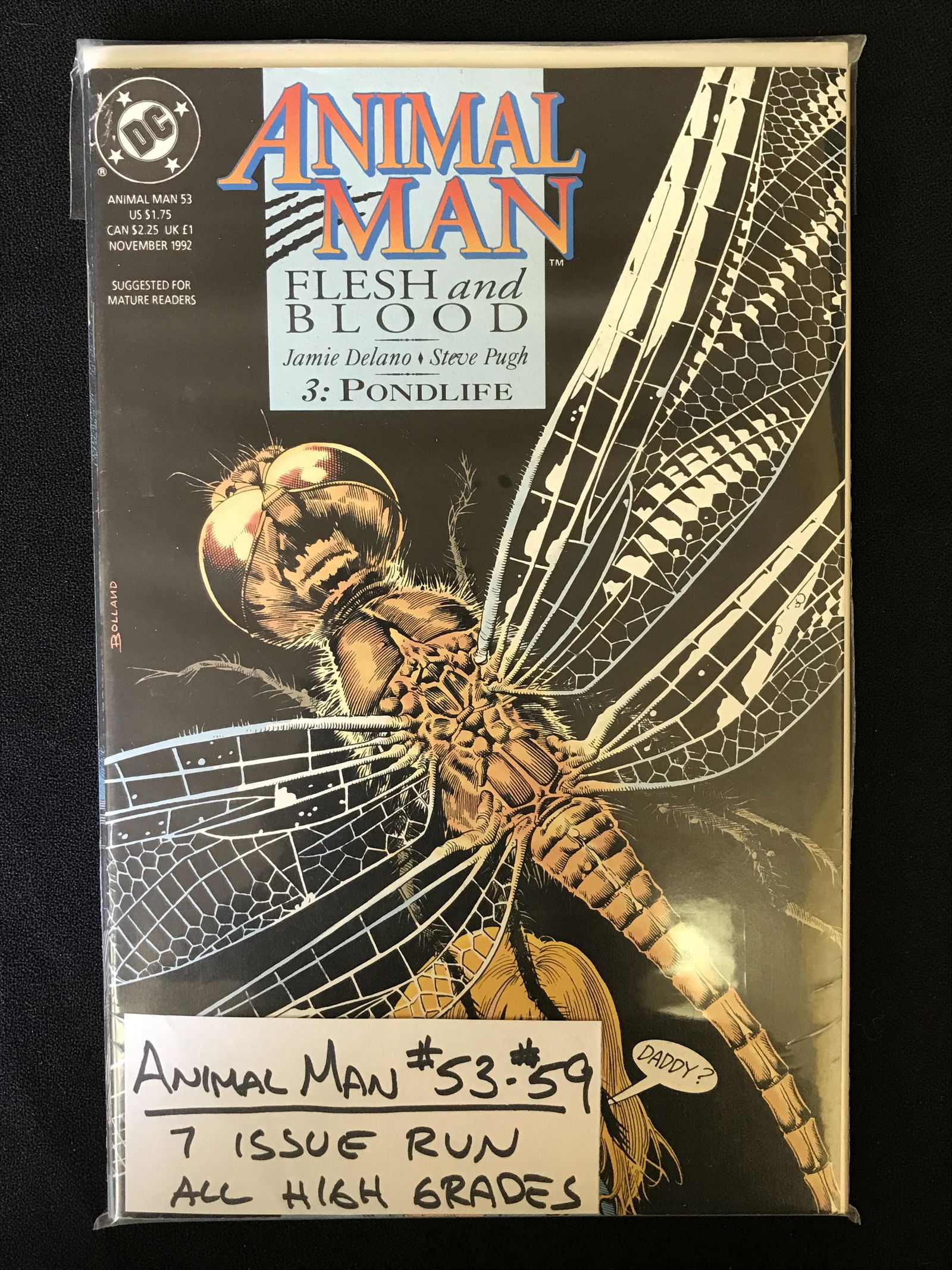 ANIMAL MAN NO. 53-59 7 ISSUE RUN (DC COMICS) (1 of 1)