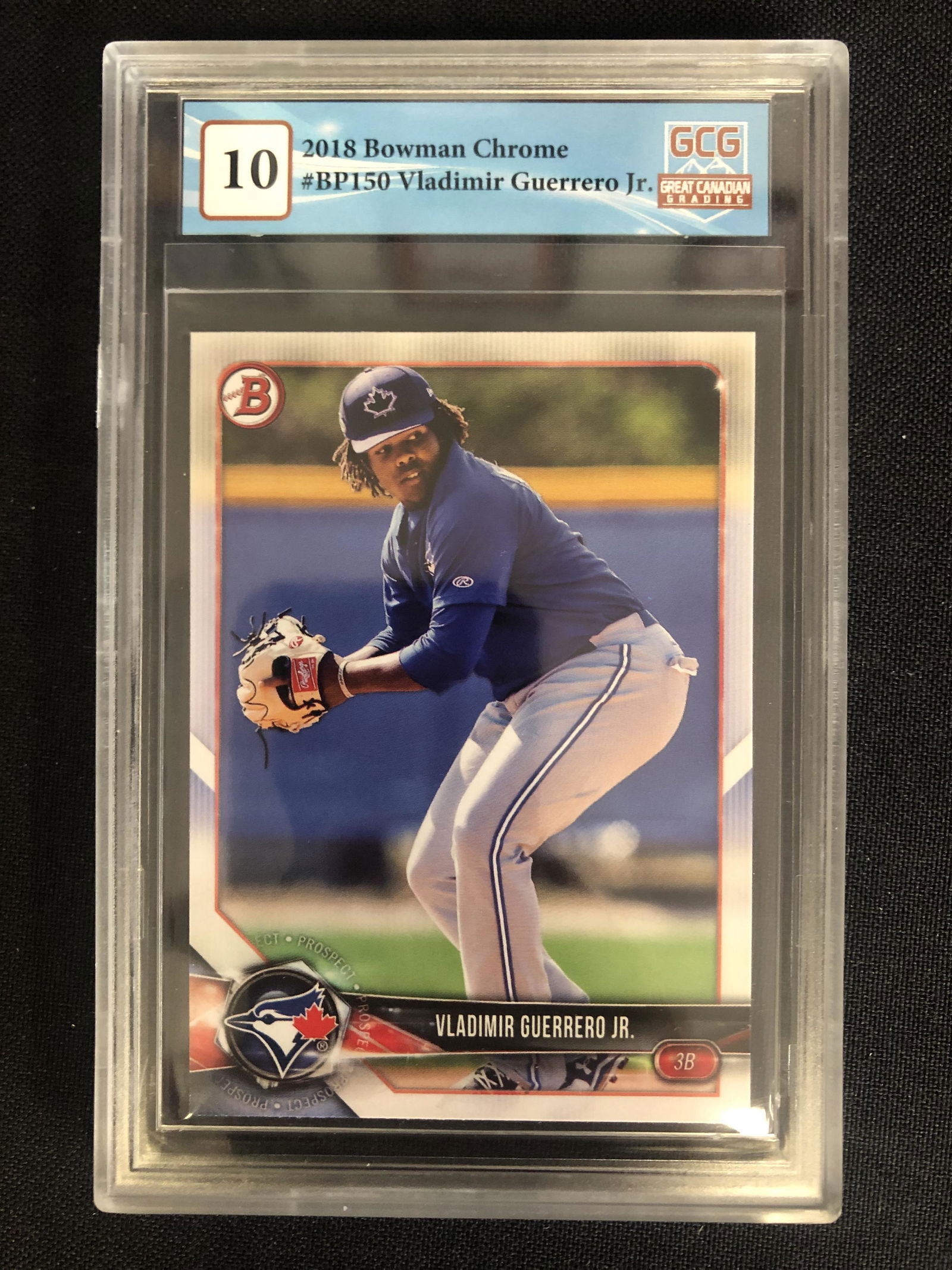 2018 BOWMAN CHROME NO. BP-150 VLADIMIR GUERRERO JR. (GCG 10) (1 of 2)