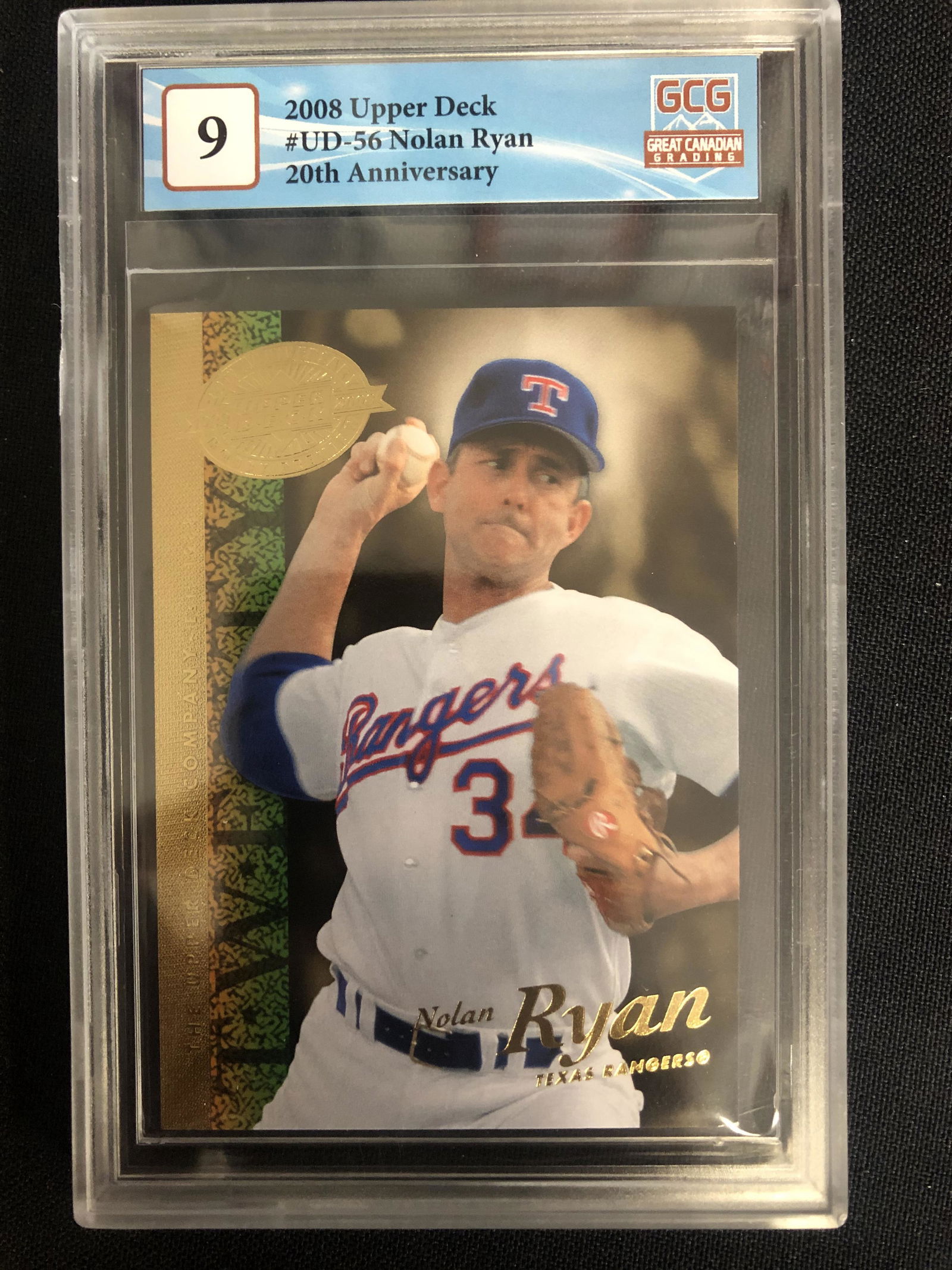 2008 UPPER DECK NO. UD-56 NOLAN RYAN (GCG 9) (1 of 2)