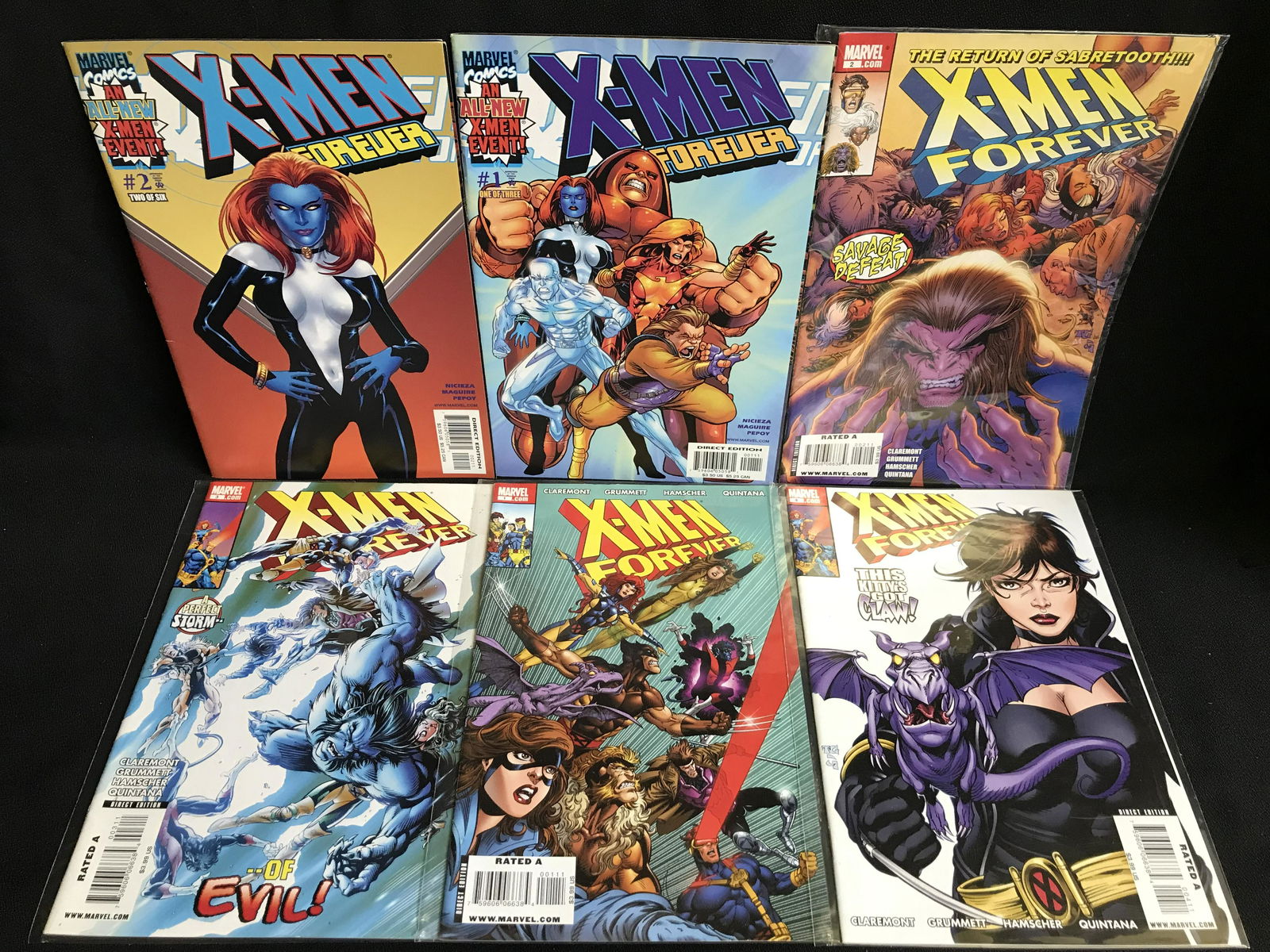 X-MEN FOREVER ASSORTED COMIC BOOK LOT (1 of 1)