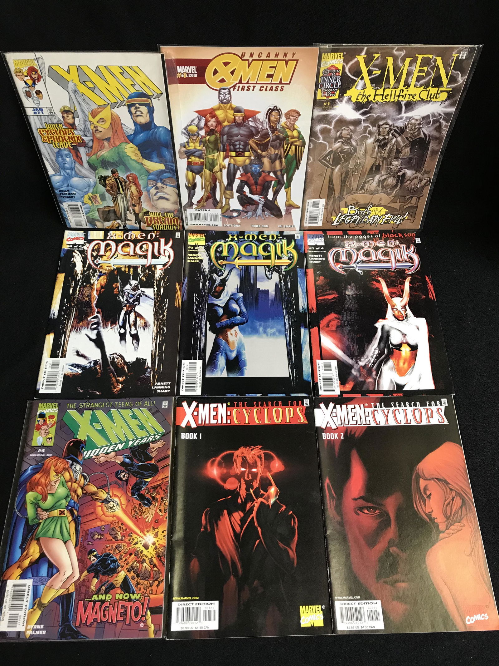 X-MEN ASSORTED COMIC BOOK LOT (1 of 1)