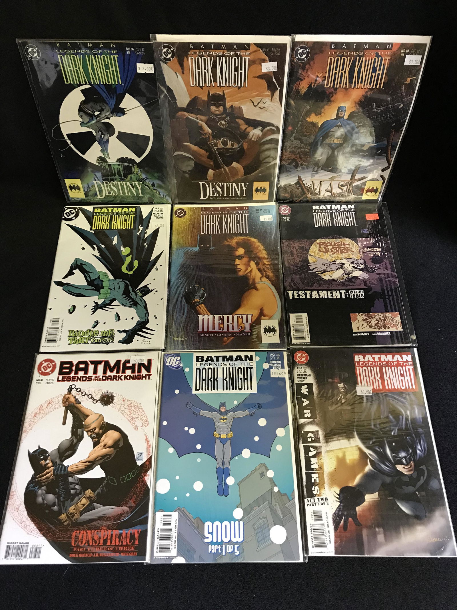 BATMAN ASSORTED COMIC BOOK LOT (1 of 1)