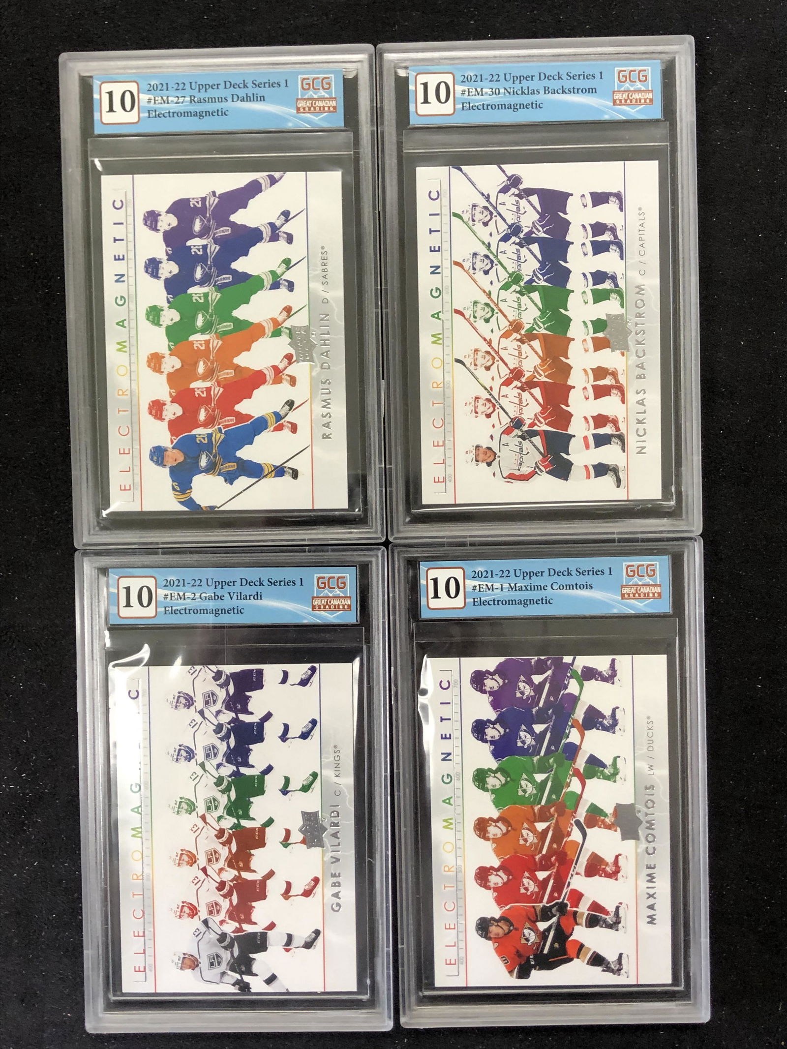 2021-22 UPPER DECK ELECTROMAGNETIC GRADED TRADING CARD LOT (GCG 10) (1 of 1)