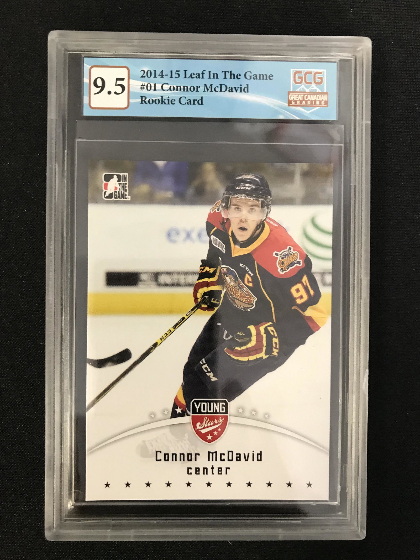 2014-15 IN THE GAME NO. 1 CONNOR McDAVID RC (GCG 9.5): 2014-15 IN THE GAME NO. 1 CONNOR McDAVID RC (GCG 9.5)