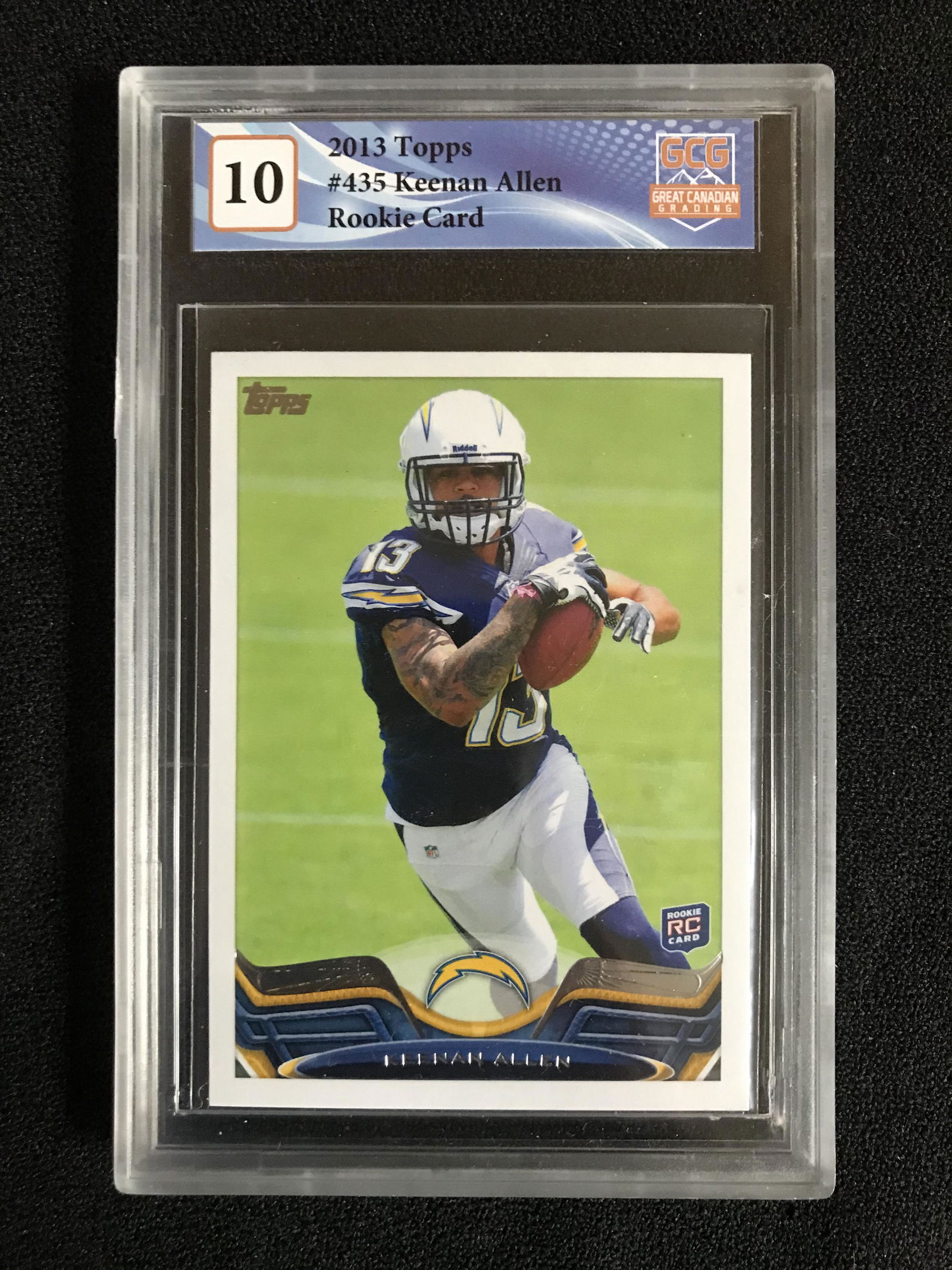 2013 TOPPS NO. 435 KEENAN ALLEN RC (GCG 10) (1 of 2)