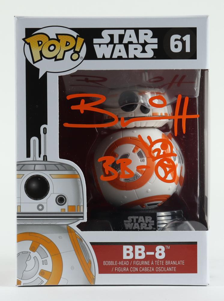 Brian Herring Signed "Star Wars" BB-8 #61 Funko Pop! Vinyl Figure Inscribed "BB-8" with Sketch pa co (1 of 1)