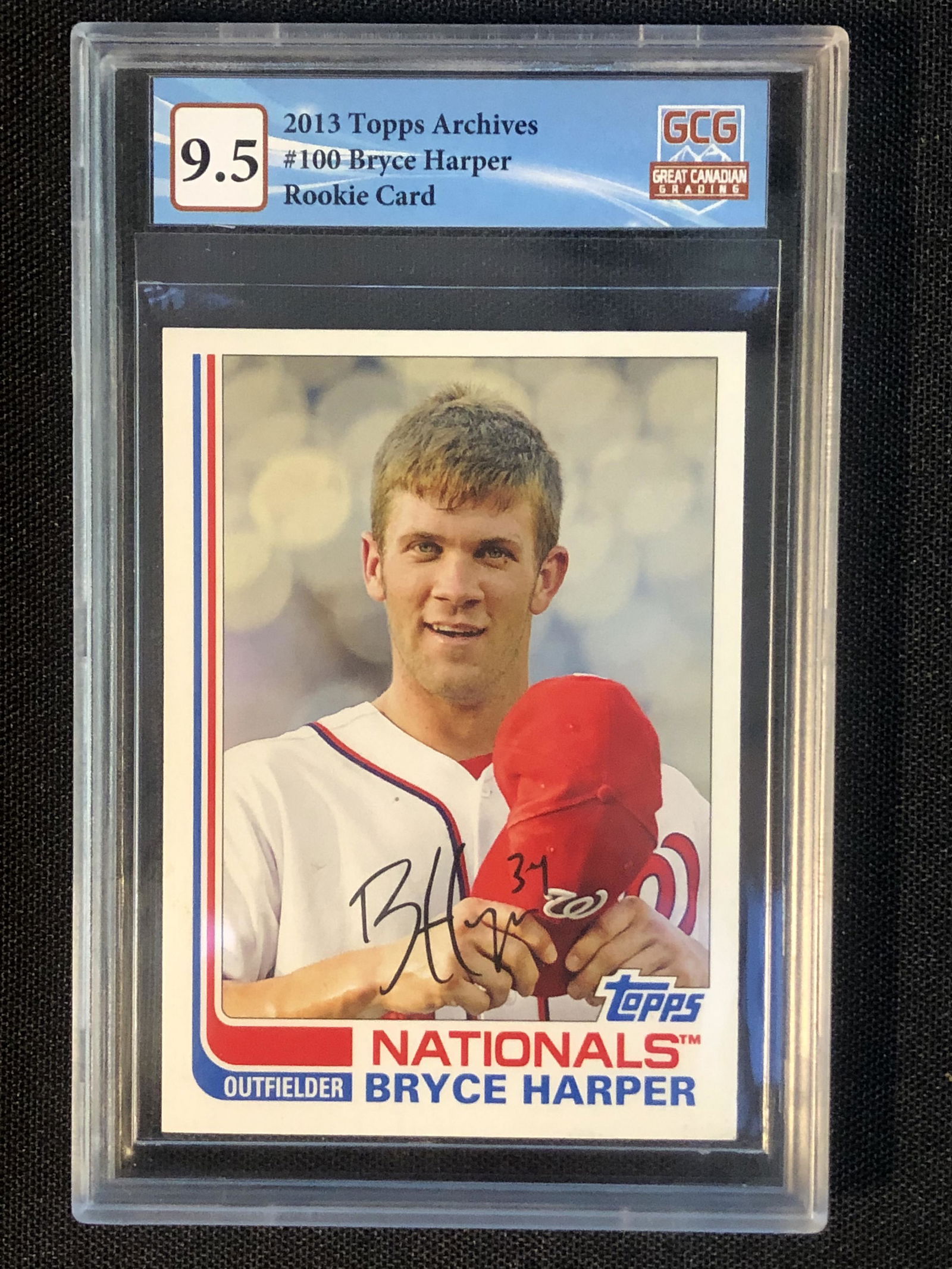 2013 TOPPS ARCHIVES NO. 100 BRYCE HARPER RC (GCG 9.5) (1 of 2)