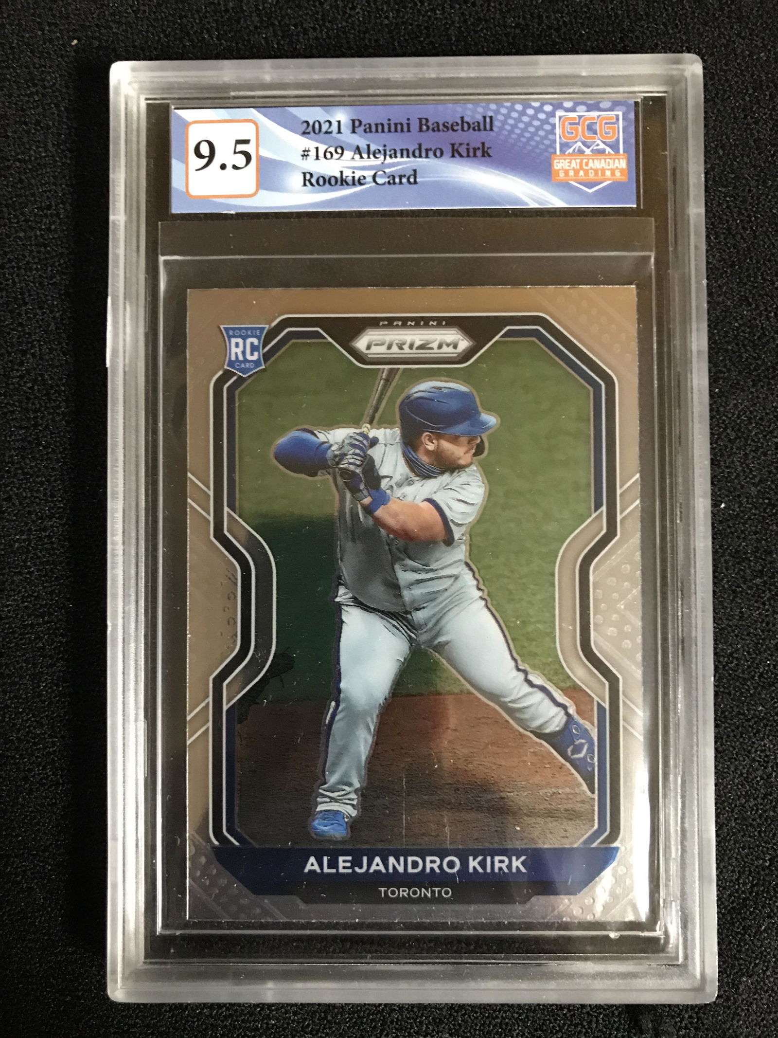 2021 PANINI PRIZM NO. 169 ALEJANDRO KIRK RC (GCG 9.5) (1 of 1)