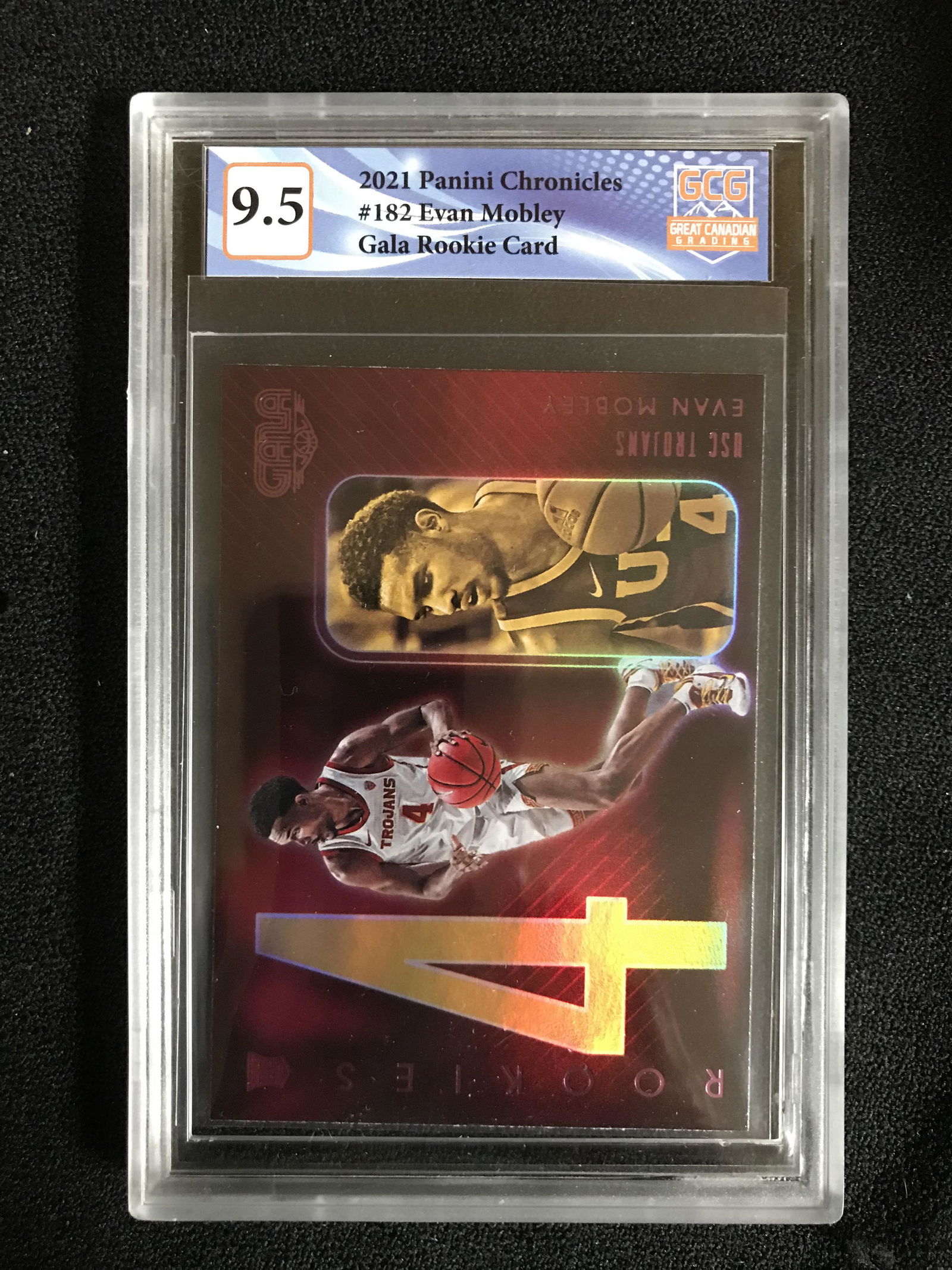 2021-22 PANINI CHRONICLES NO. 182 EVAN MOBLEY RC (GCG 9.5) (1 of 1)