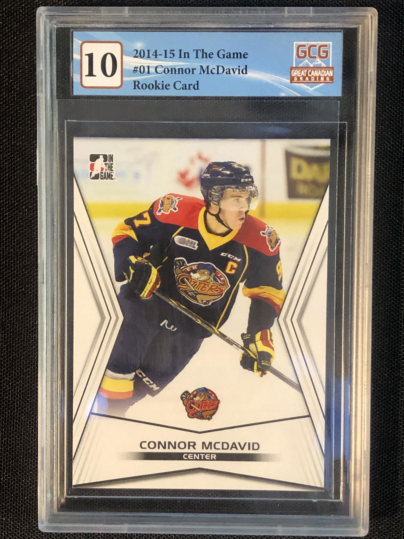 2014-15 IN THE GAME NO. 1 CONNOR MCDAVID (GCG 10) (1 of 2)