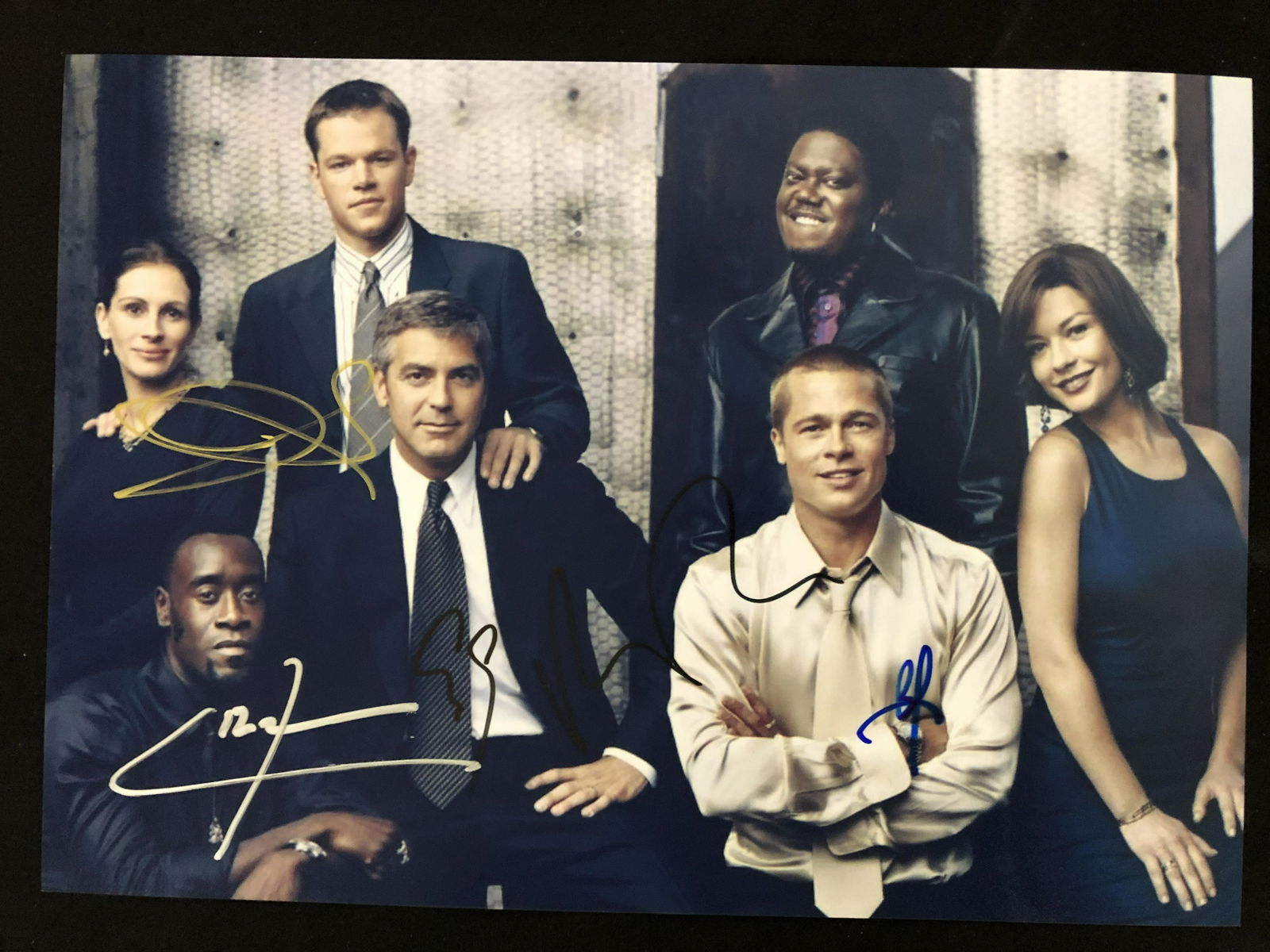 OCEANS THIRTEEN MULTI-SIGNED 8X10 PHOTO (RA COA) (1 of 2)