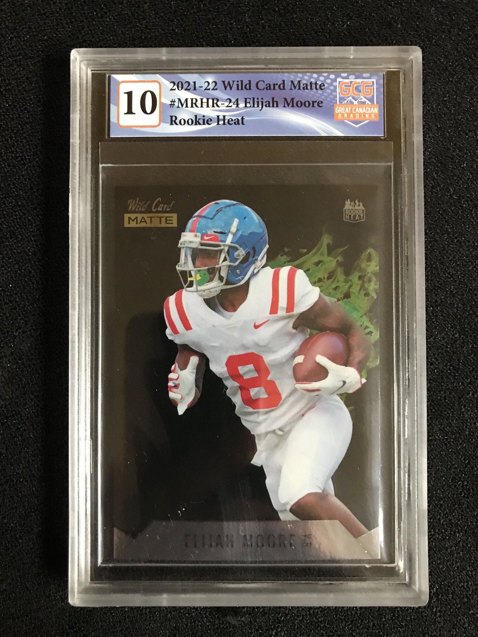 2021-22 WILD CARD MATTE ELIJAH MOORE RC (GCG 10) (1 of 1)