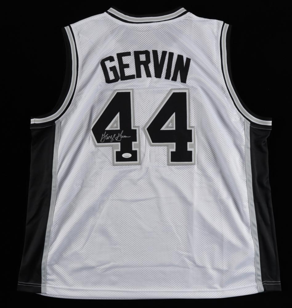 George Gervin Signed Jersey (JSA) (1 of 3)