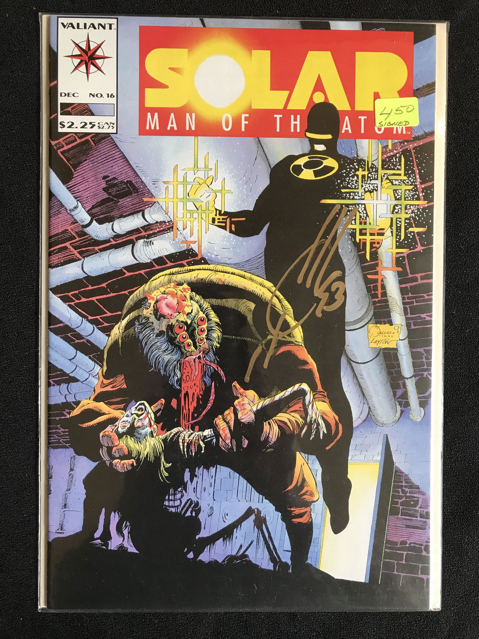 ARTIST SIGNED SOLAR: MAN OF THE ATOM NO. 16 (VALIANT COMICS) (1 of 1)
