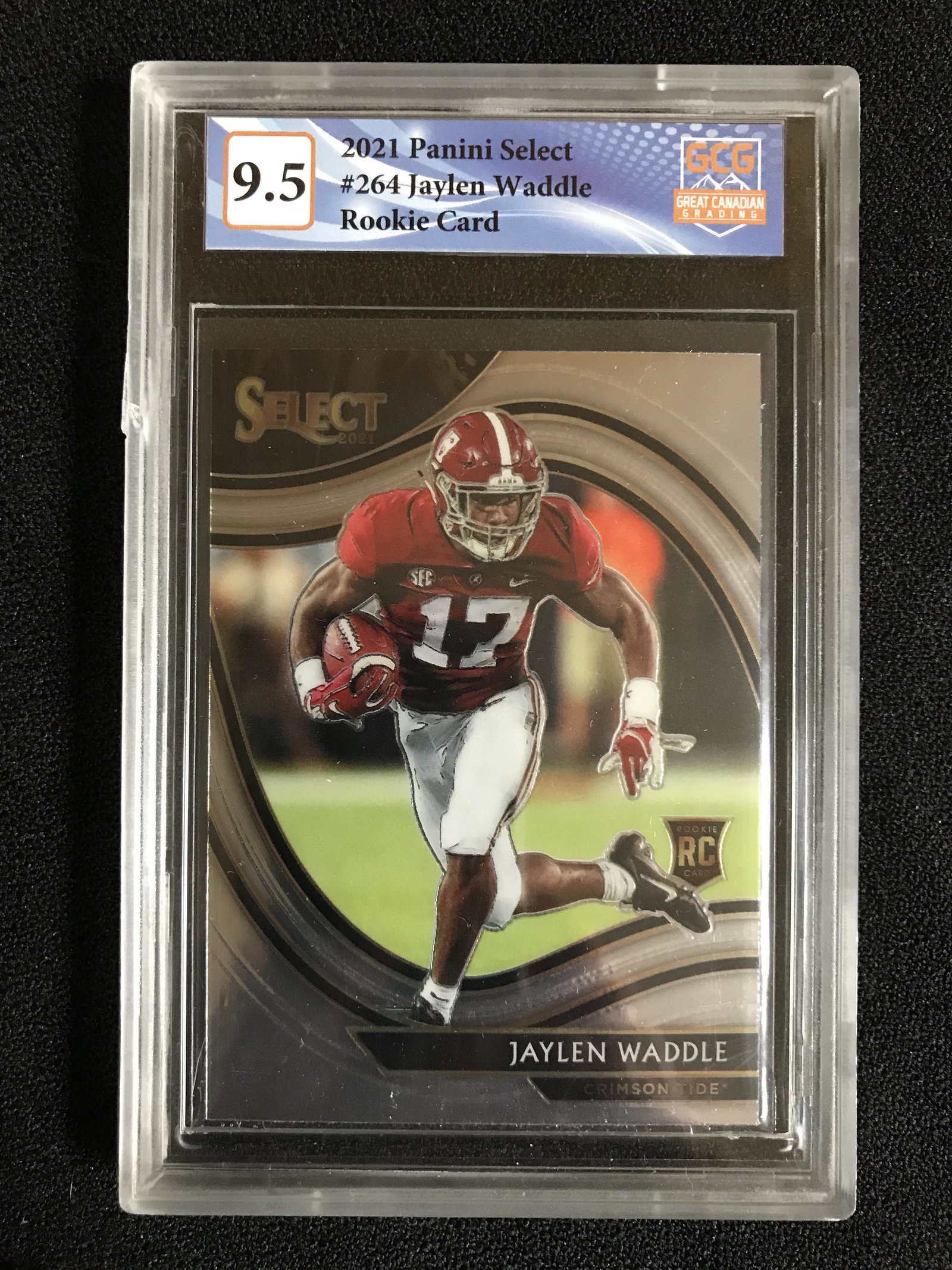 2021 PANINI SELECT NO. 264 JAYLEN WADDLE RC (GCG 9.5) (1 of 1)