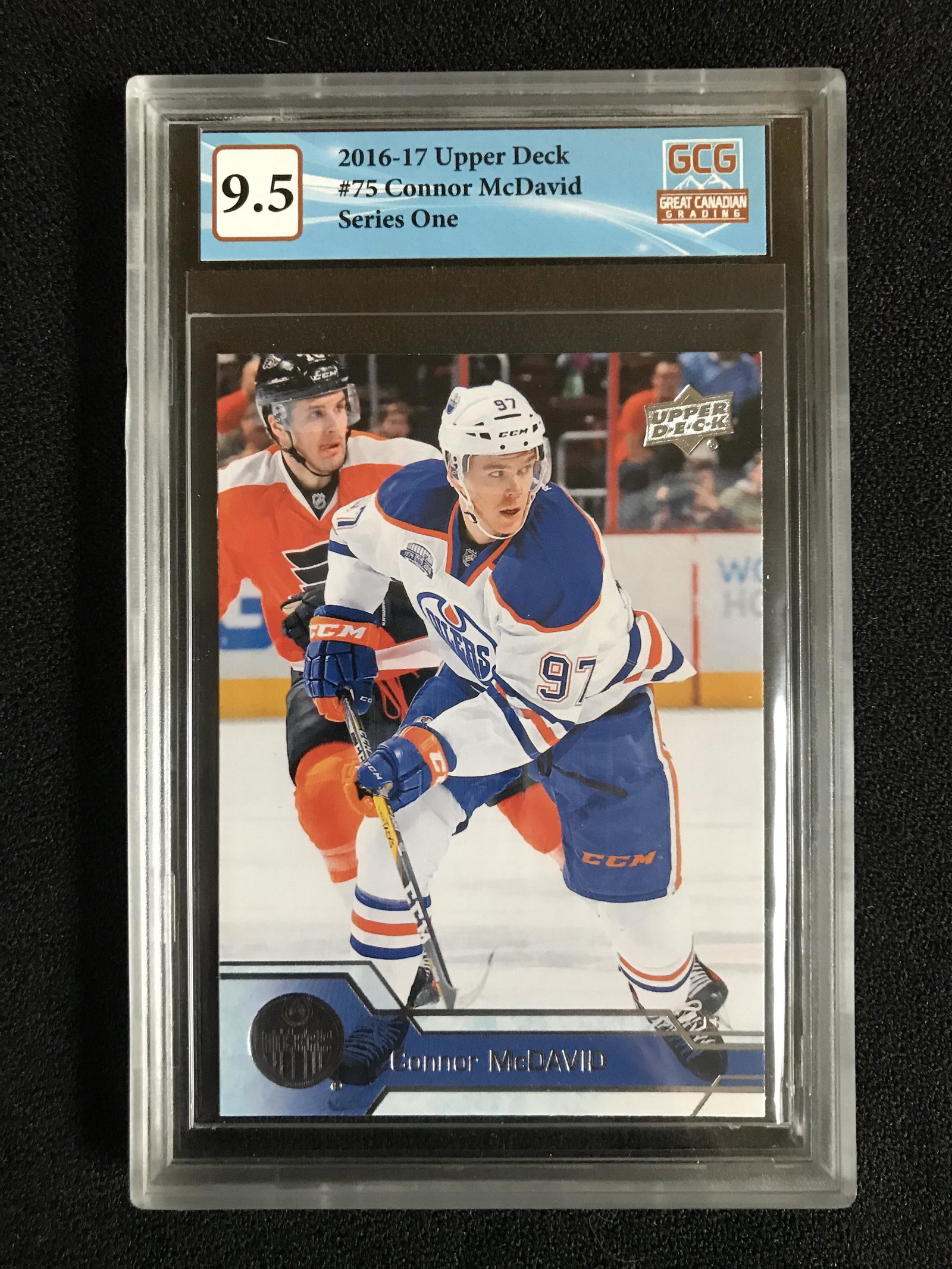 2016-17 UPPER DECK NO. 75 CONNOR MCDAVID (GCG 9.5) (1 of 2)
