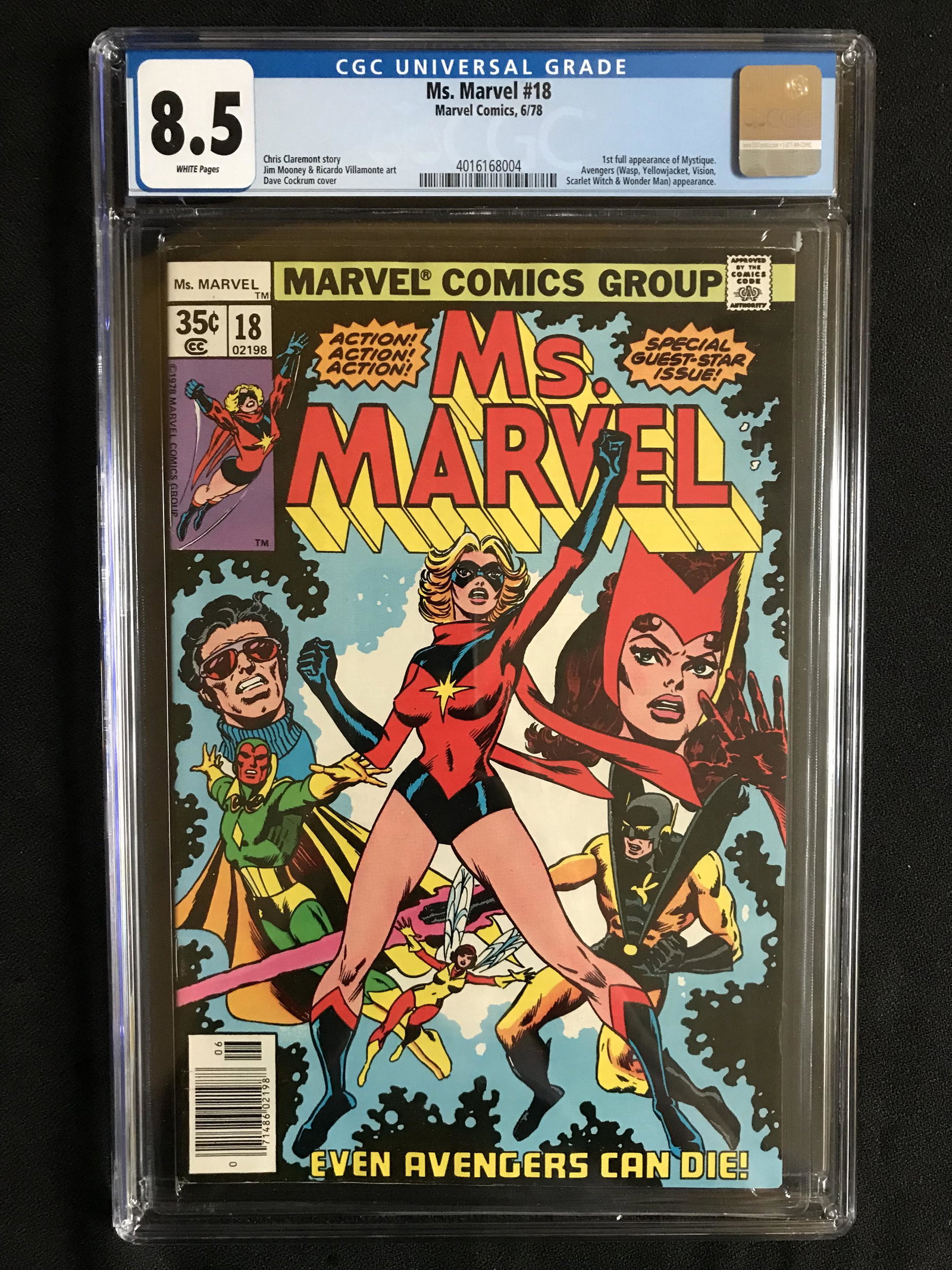MS. MARVEL NO. 18 (GCG 8.5) MARVEL COMICS (1 of 1)