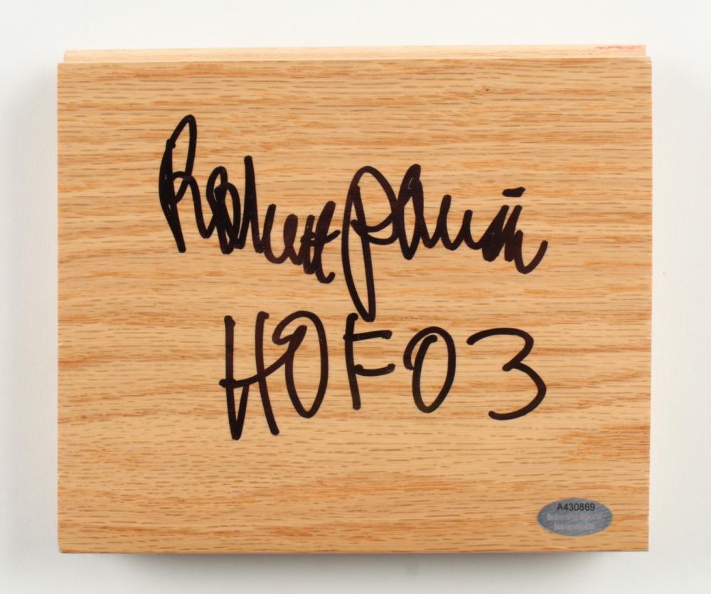 ROBERT PARISH SIGNED BOSTON GARDENS FLOOR (BECKETT COA): ROBERT PARISH SIGNED BOSTON GARDENS FLOOR (BECKETT COA)