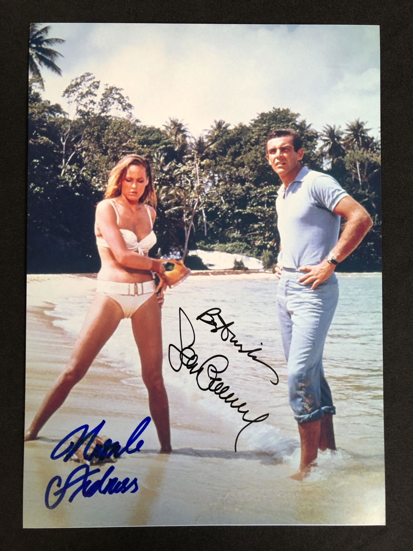SEAN CONNERY AND URSULA ANDREAS SIGNED JAMES BOND 8 X 10 (RA COA) (1 of 2)