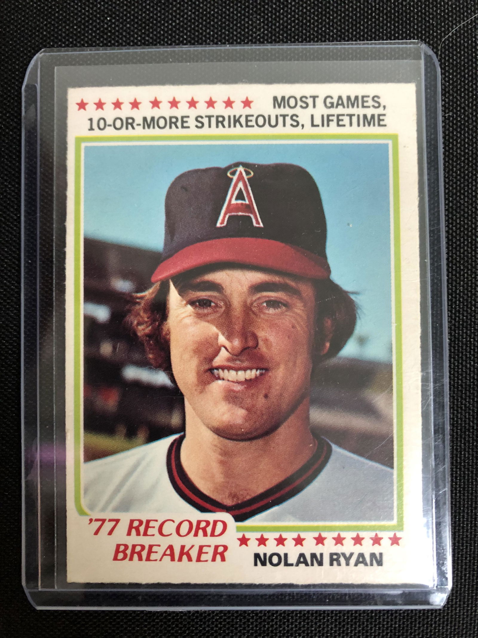 1978 O-PEE-CHEE #241 NOLAN RYAN RECORD BREAKER (1 of 2)