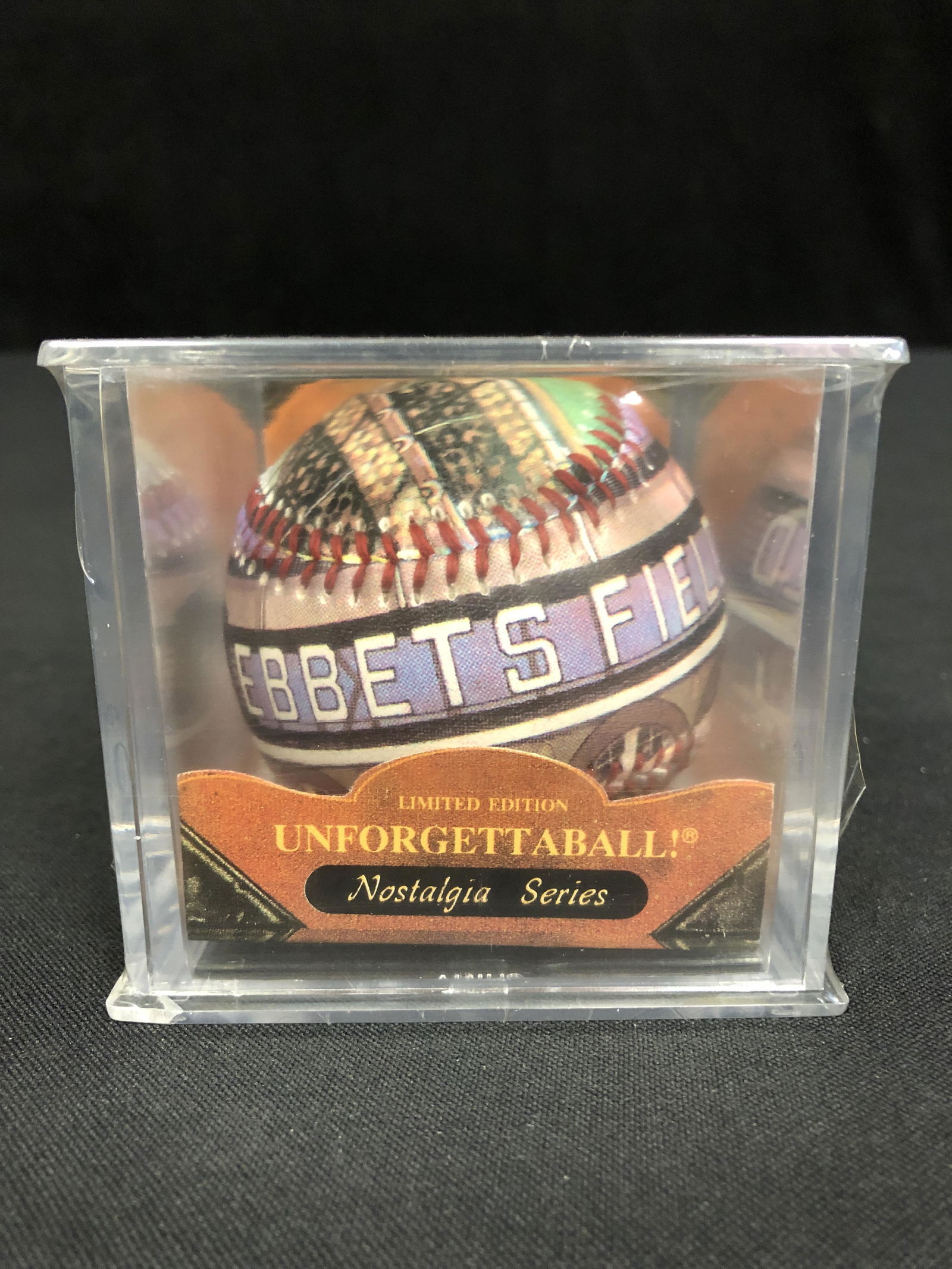 RAWLINGS LTD. EDITION NOSTALGIA SERIES EBBETS FIELD BASEBALL IN CASE (1 of 2)