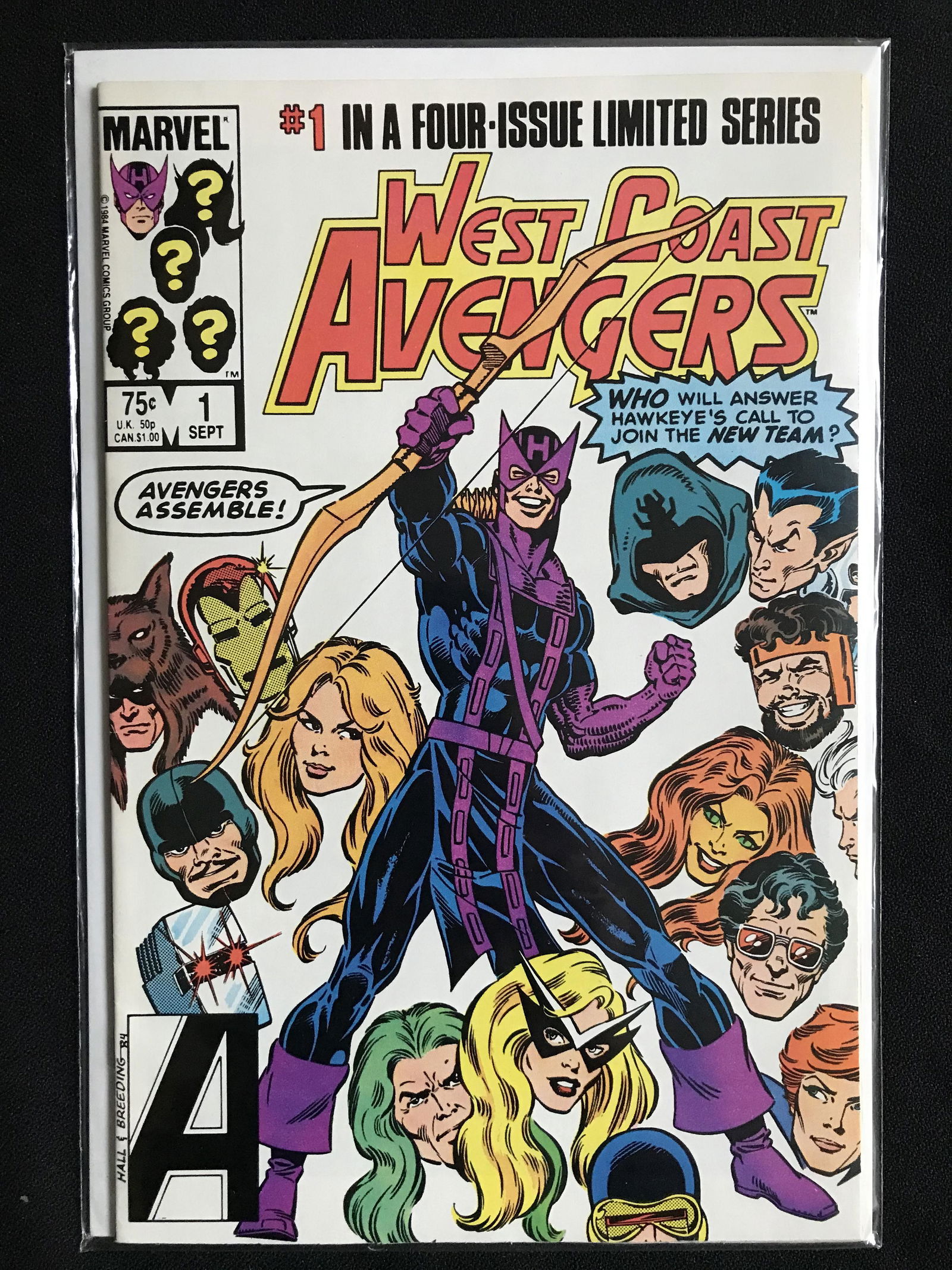 WEST COAST AVENGERS NO.1 (MARVEL COMICS) (1 of 1)