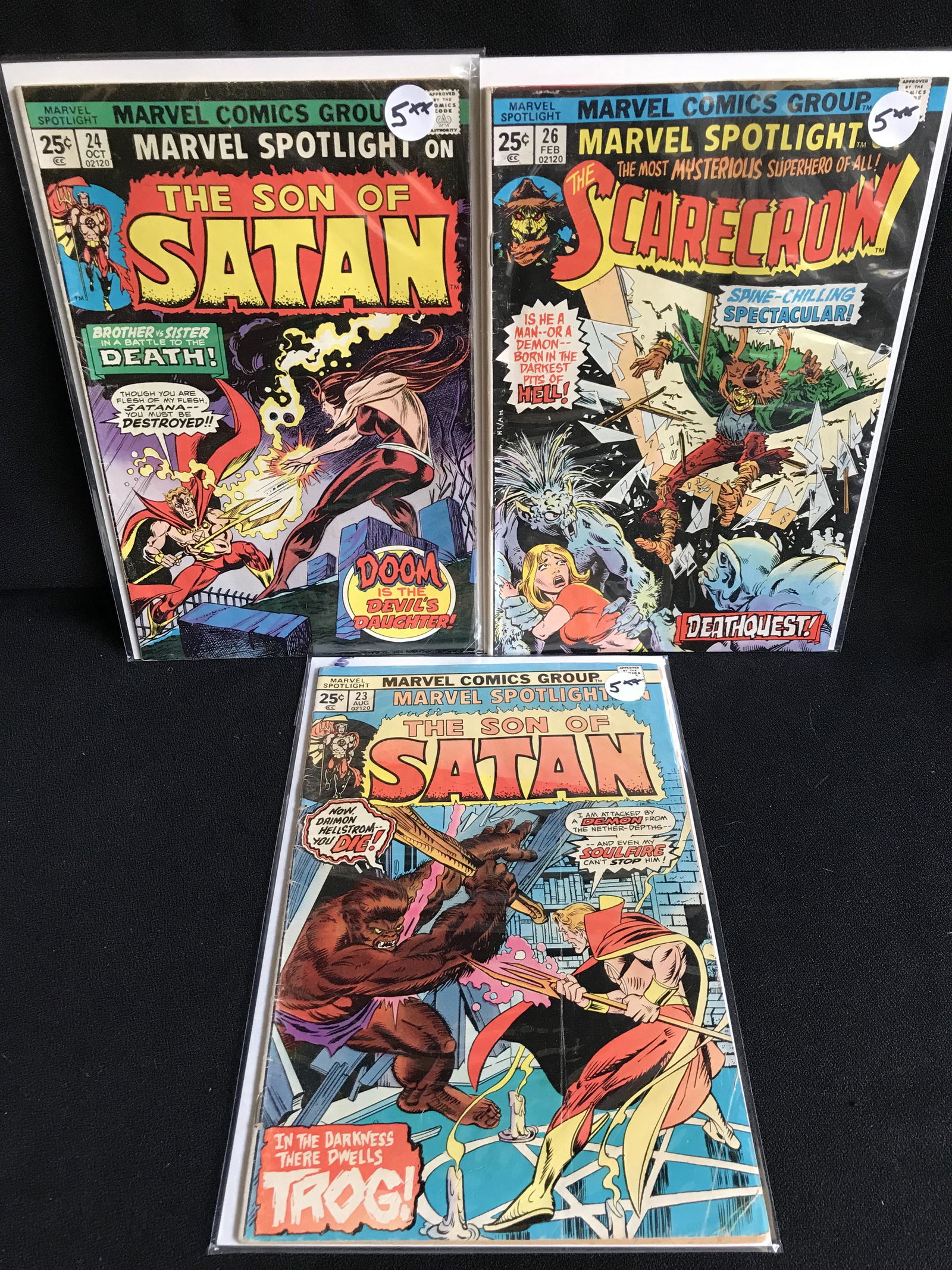 MARVEL SPOTLIGHT COMIC BOOK LOT (1 of 1)