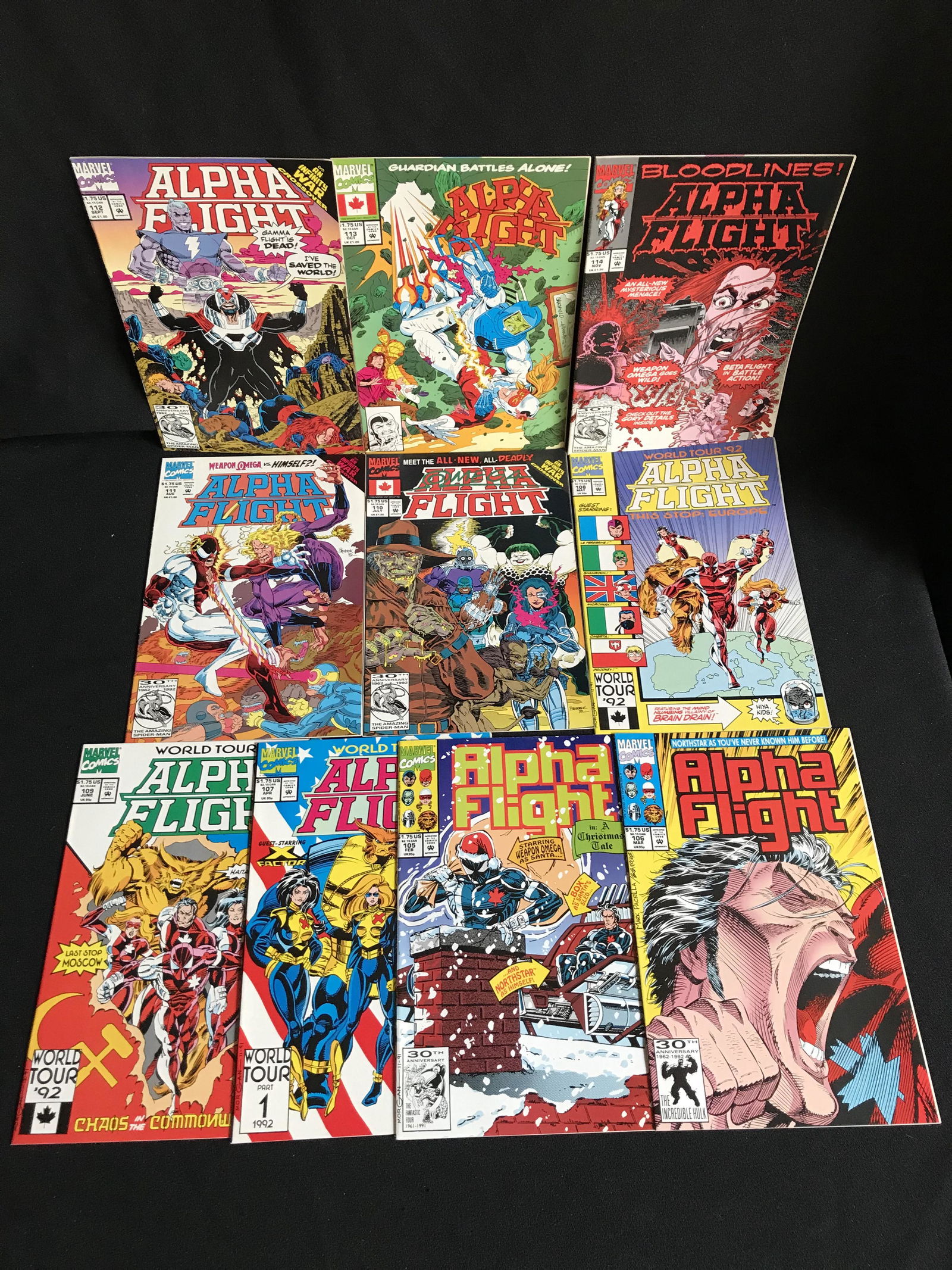 ALPHA FLIGHT COMIC BOOK LOT (MARVEL COMICS) (1 of 1)