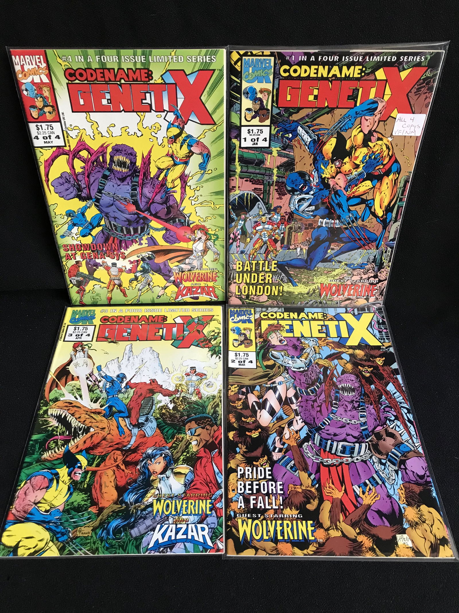 CODENAME: GENETIX NO.1-4 (MARVEL COMICS) (1 of 1)