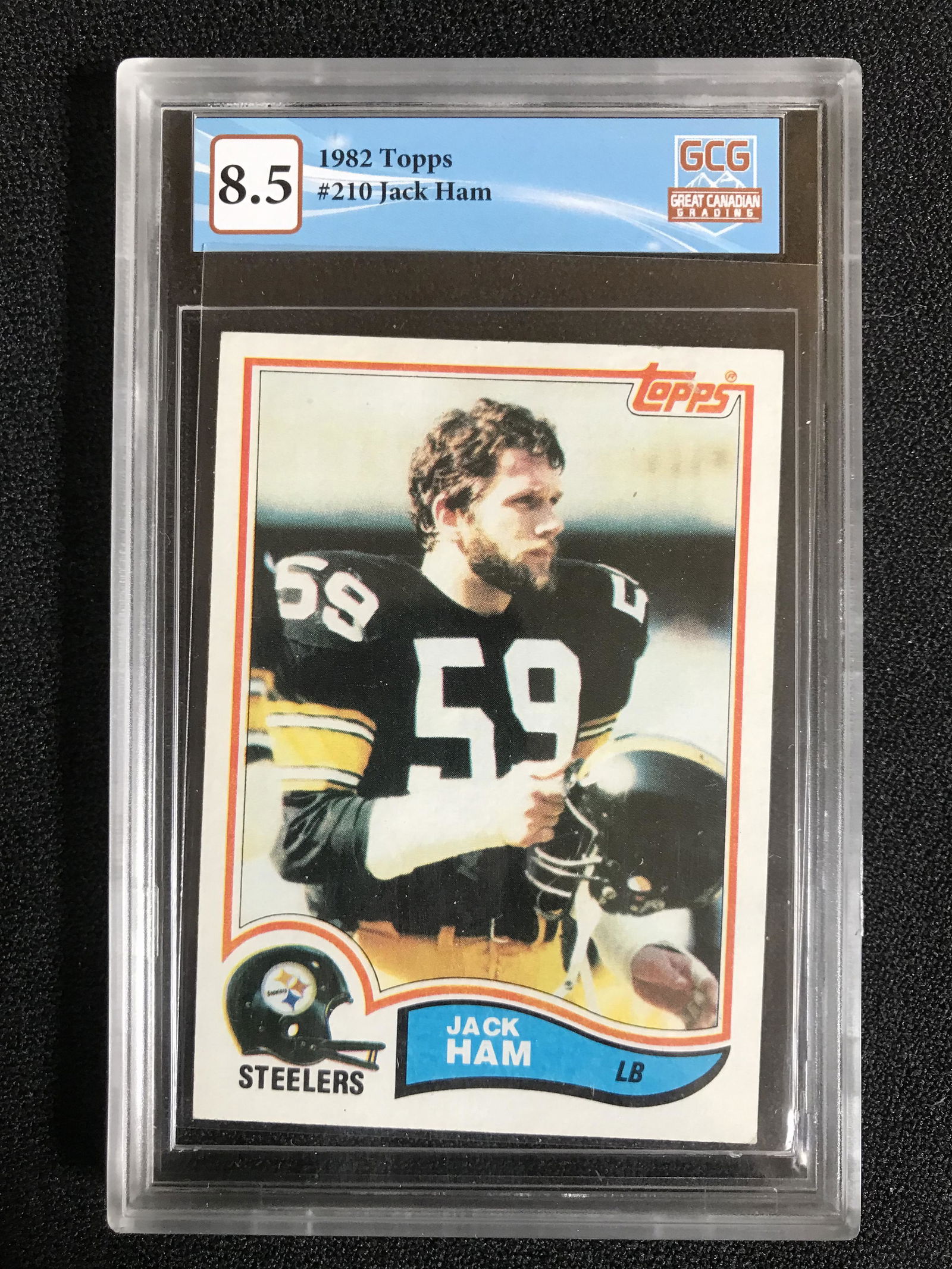 1982 TOPPS NO.210 JACK HAM (GCG 8.5) (1 of 2)