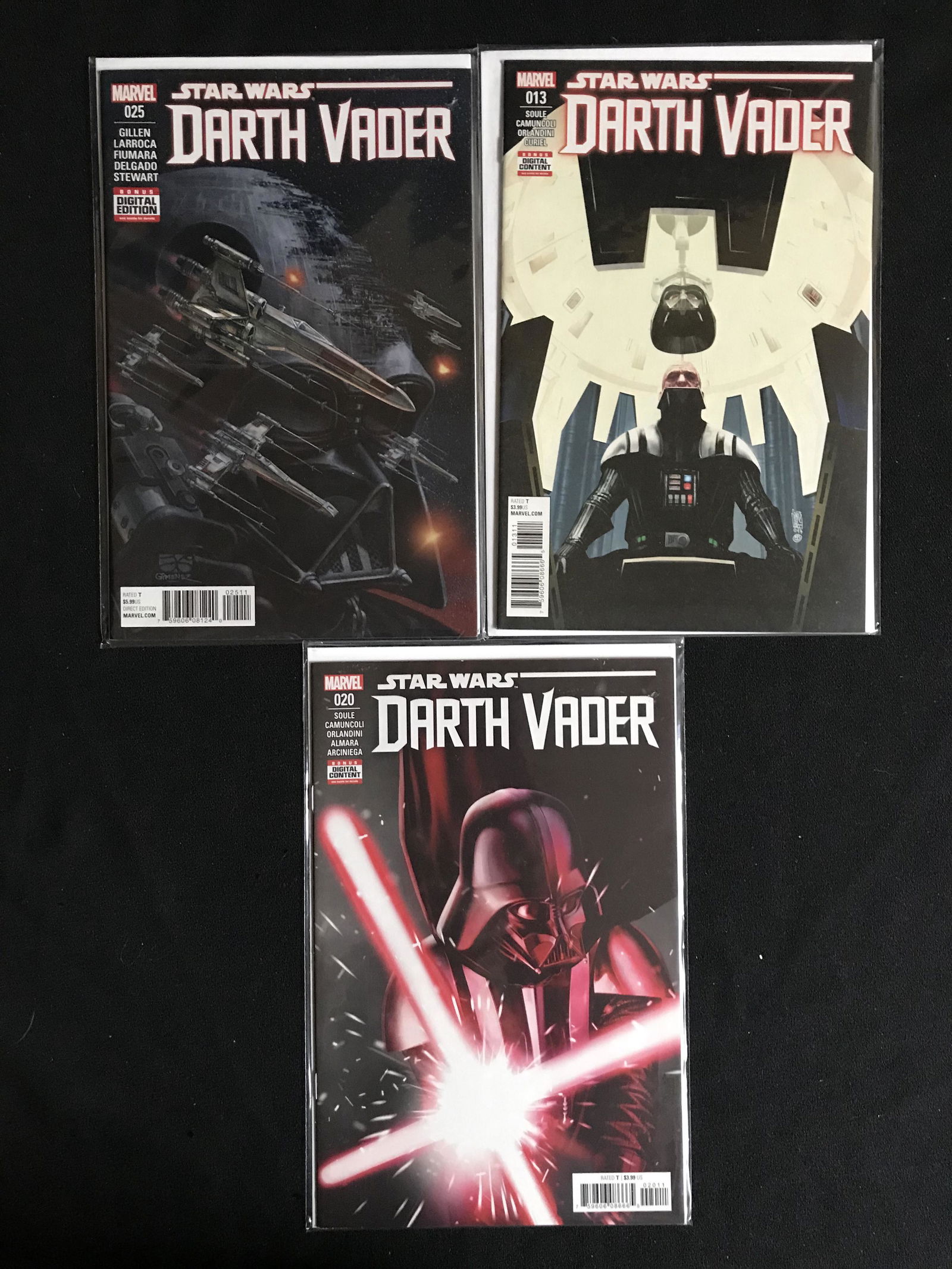 STAR WARS DARTH VADER COMIC BOOK LOT (MARVEL COMICS) (1 of 1)