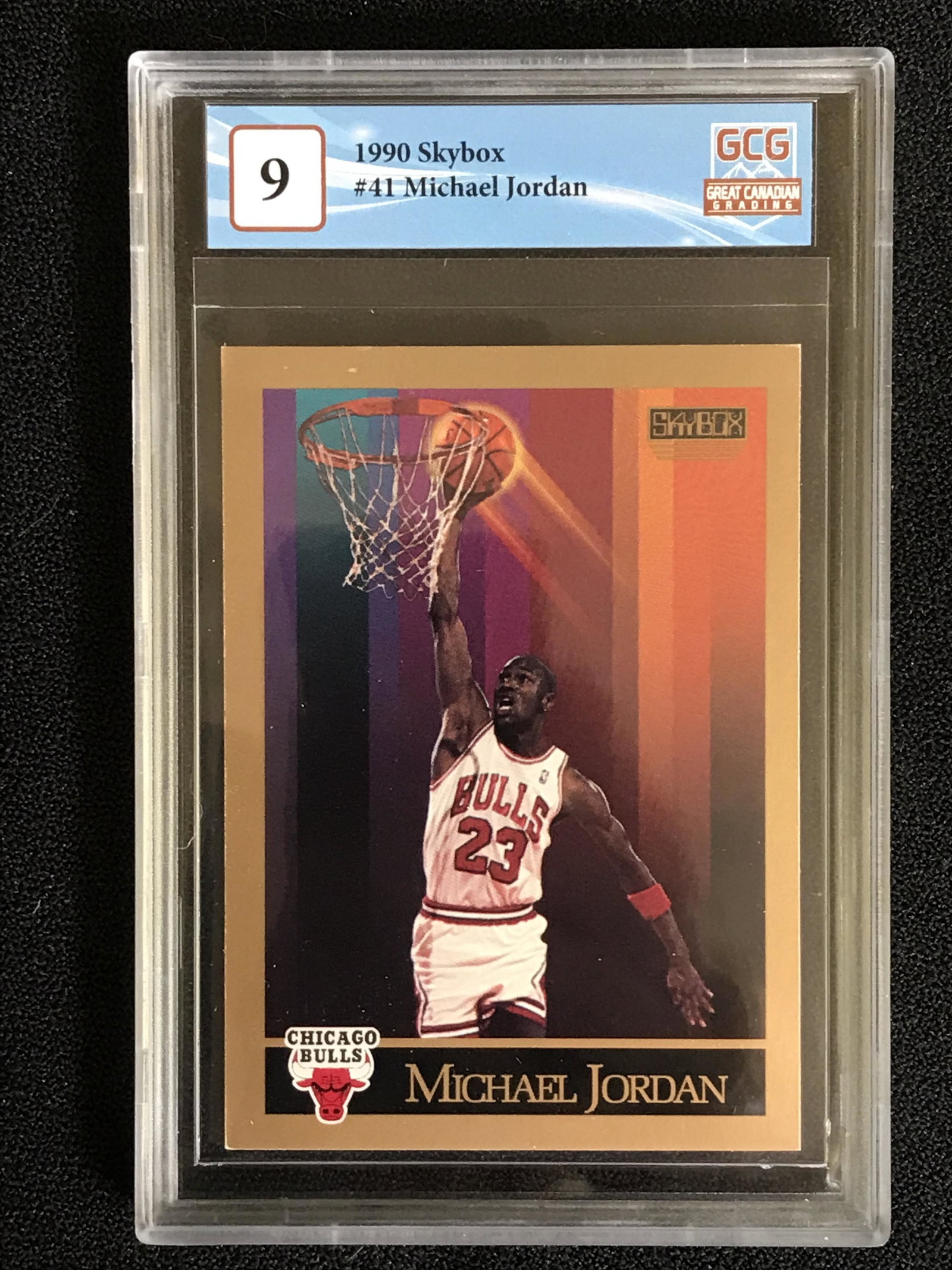 1990 SKYBOX NO.41 MICHAEL JORDAN (GCG 9) (1 of 2)