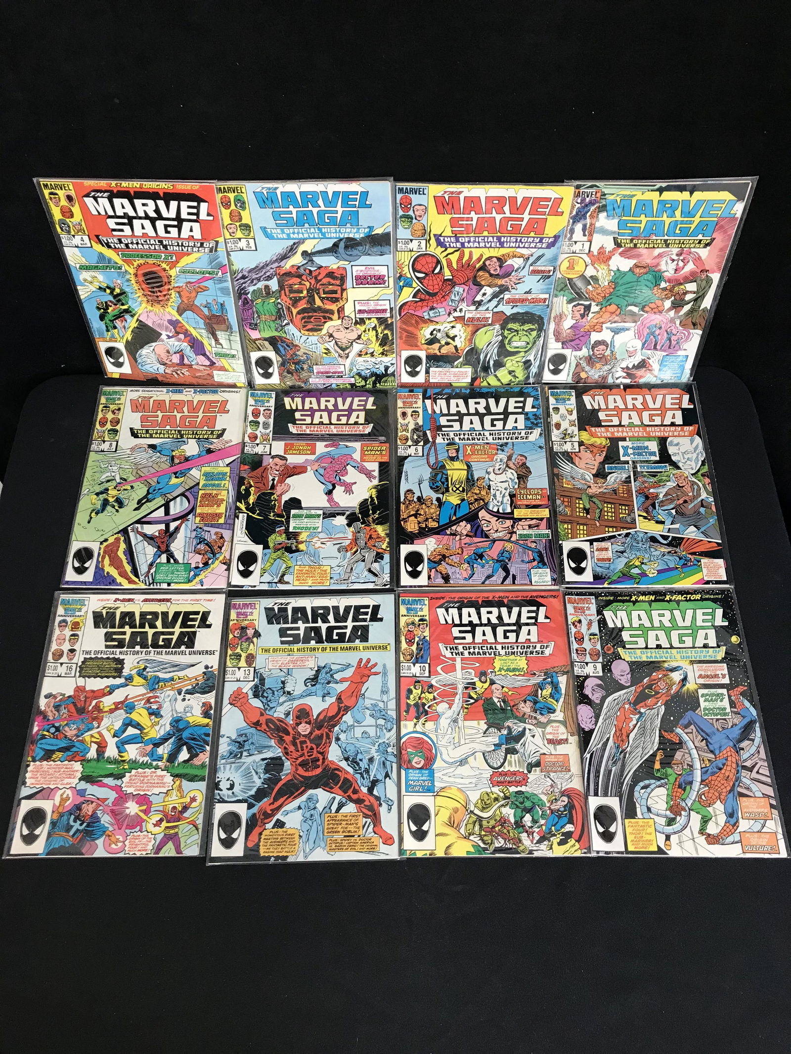 THE MARVEL SAGA COMIC BOOK LOT (1 of 1)