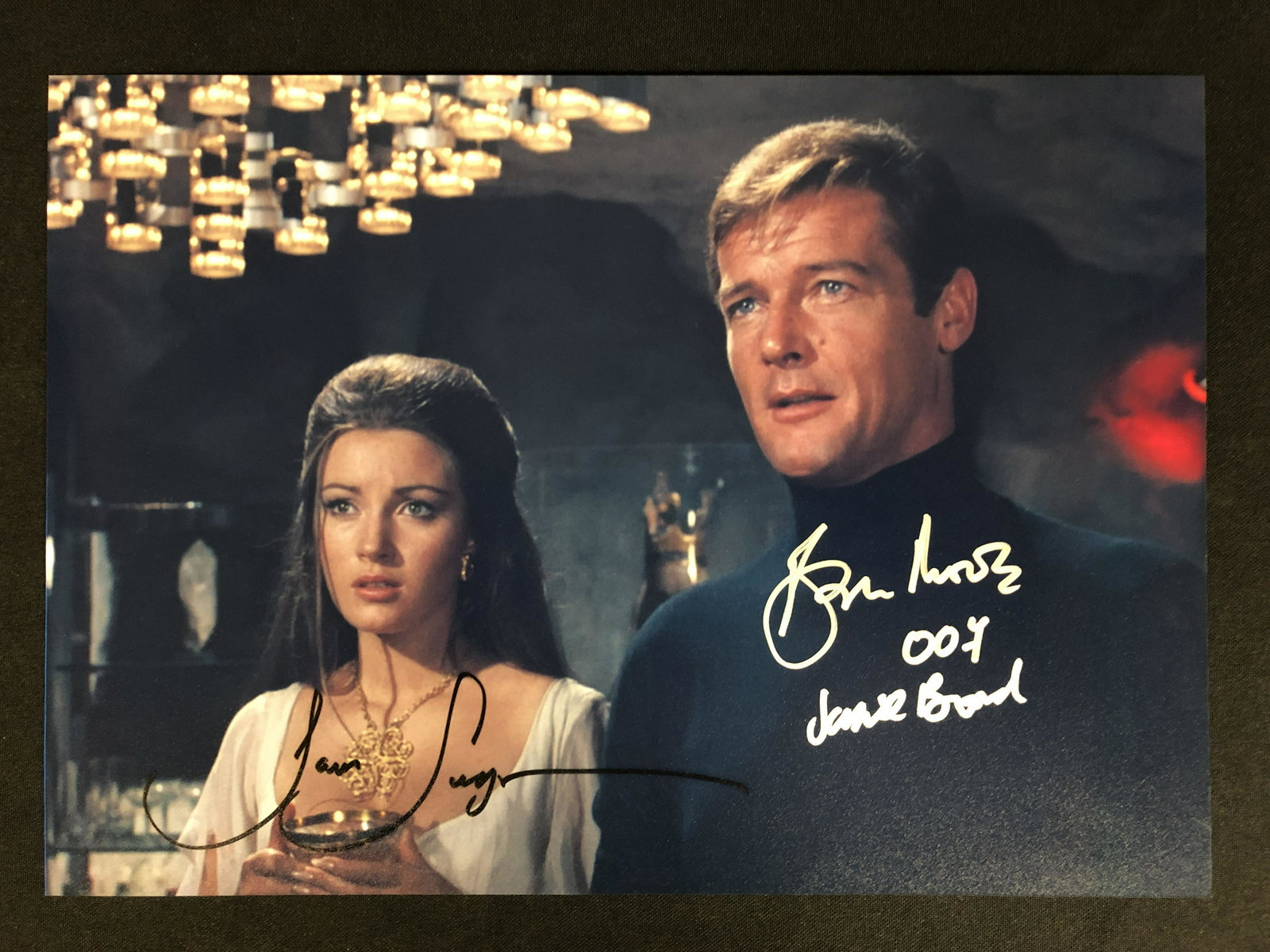 ROGER MOORE SIGNED 8X10 PHOTO (RA COA) (1 of 2)